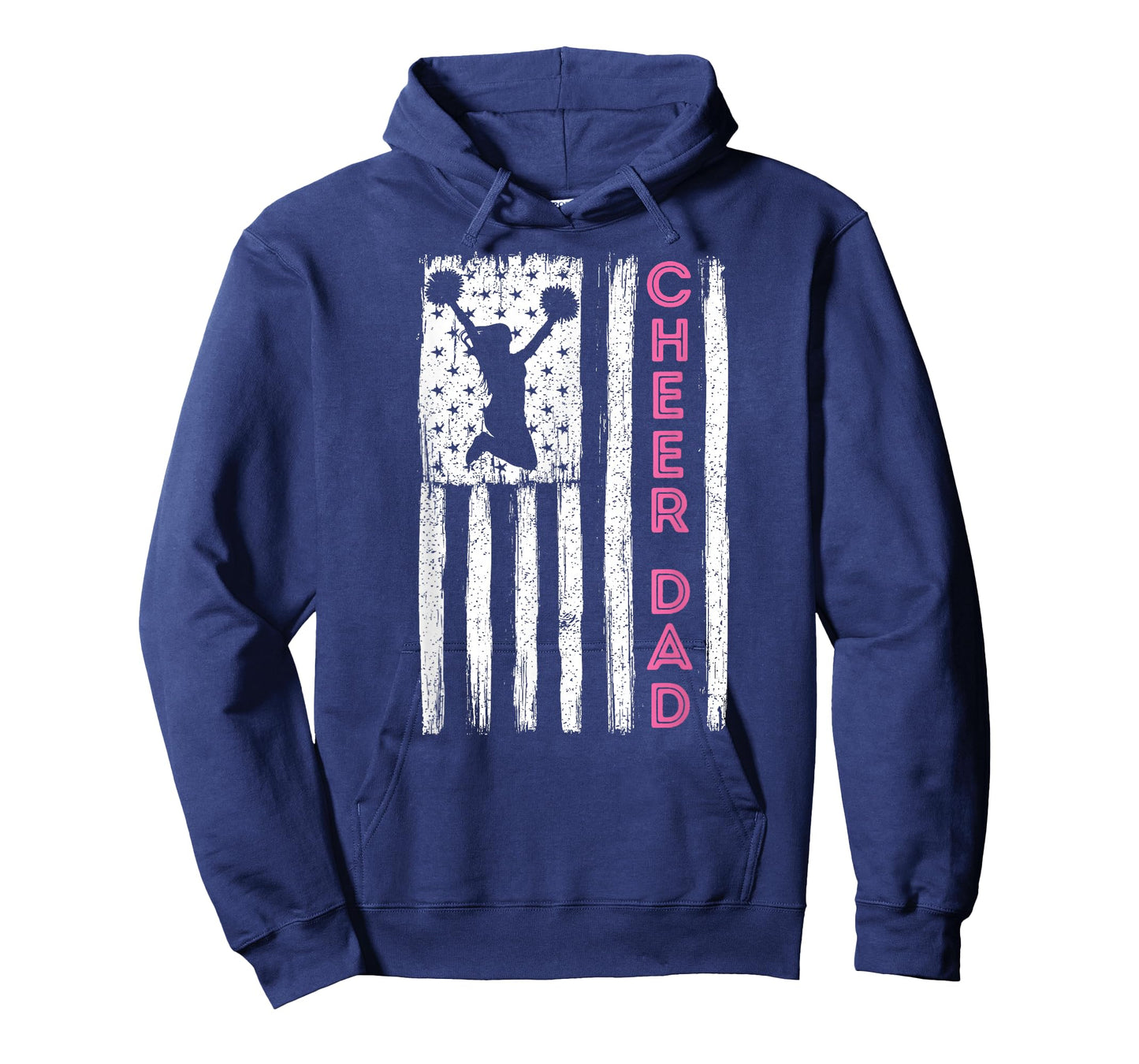 Cheer Dad Pink Cheerleading T-Shirt