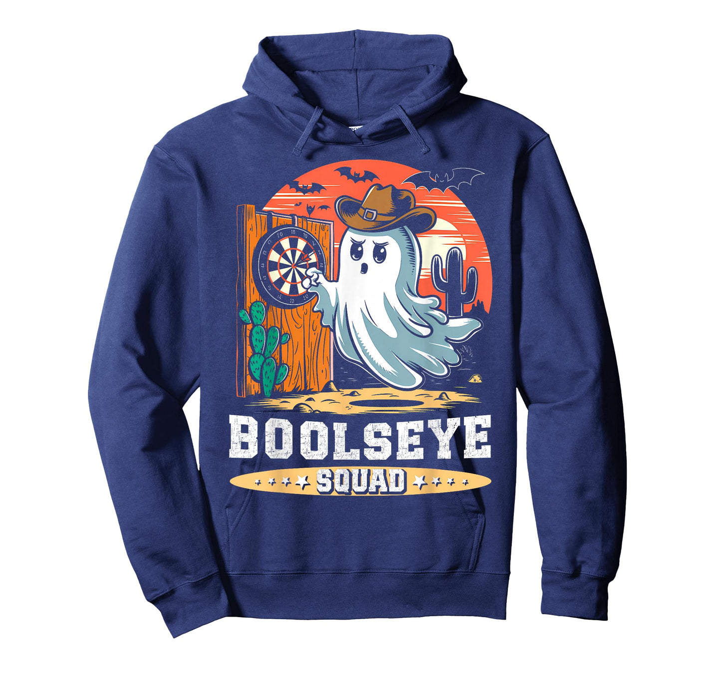 Boolseye Squad Halloween Darts Ghost Bullseye Player Darts T-Shirt