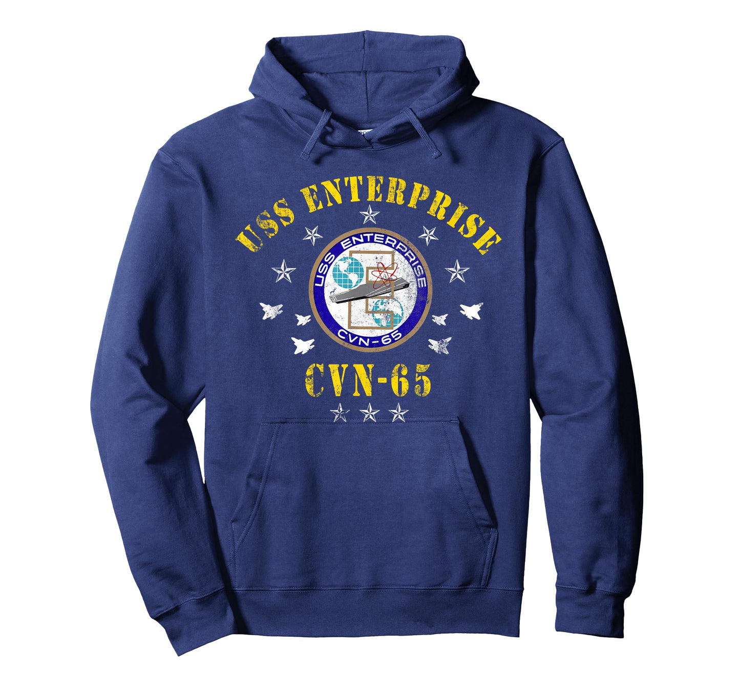 USS Enterprise CVN-65 Aircraft Carrier Veterans Day Vintage T-Shirt