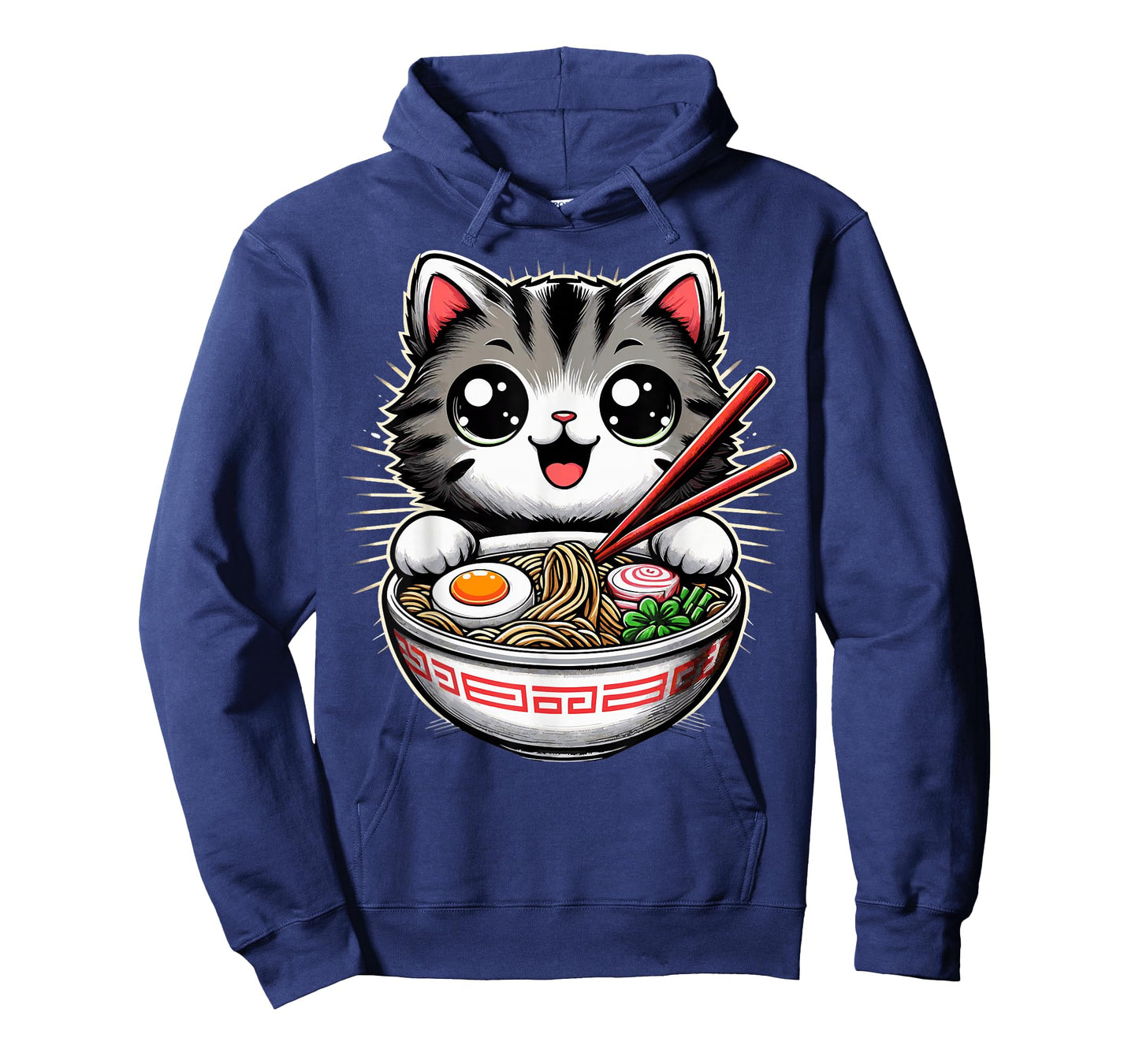 Cat Ramen Noodles Anime Kawaii Japanese T-Shirt