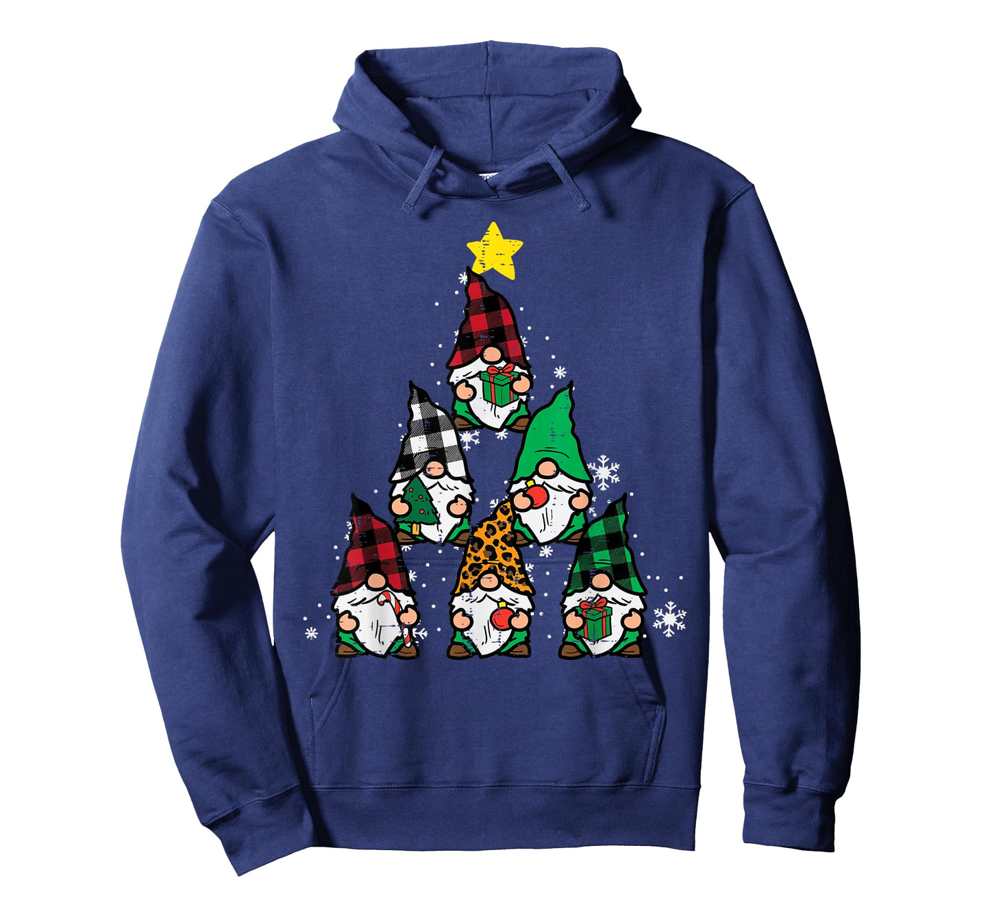 Gnomes Christmas Tree Funny Xmas Holidays Men Women Kids T-Shirt