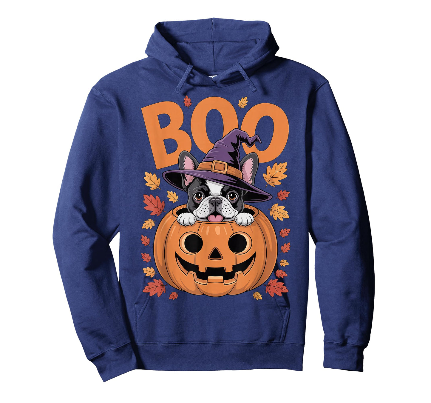 Frenchie Costume on Pumpkin Halloween French Bulldog T-Shirt