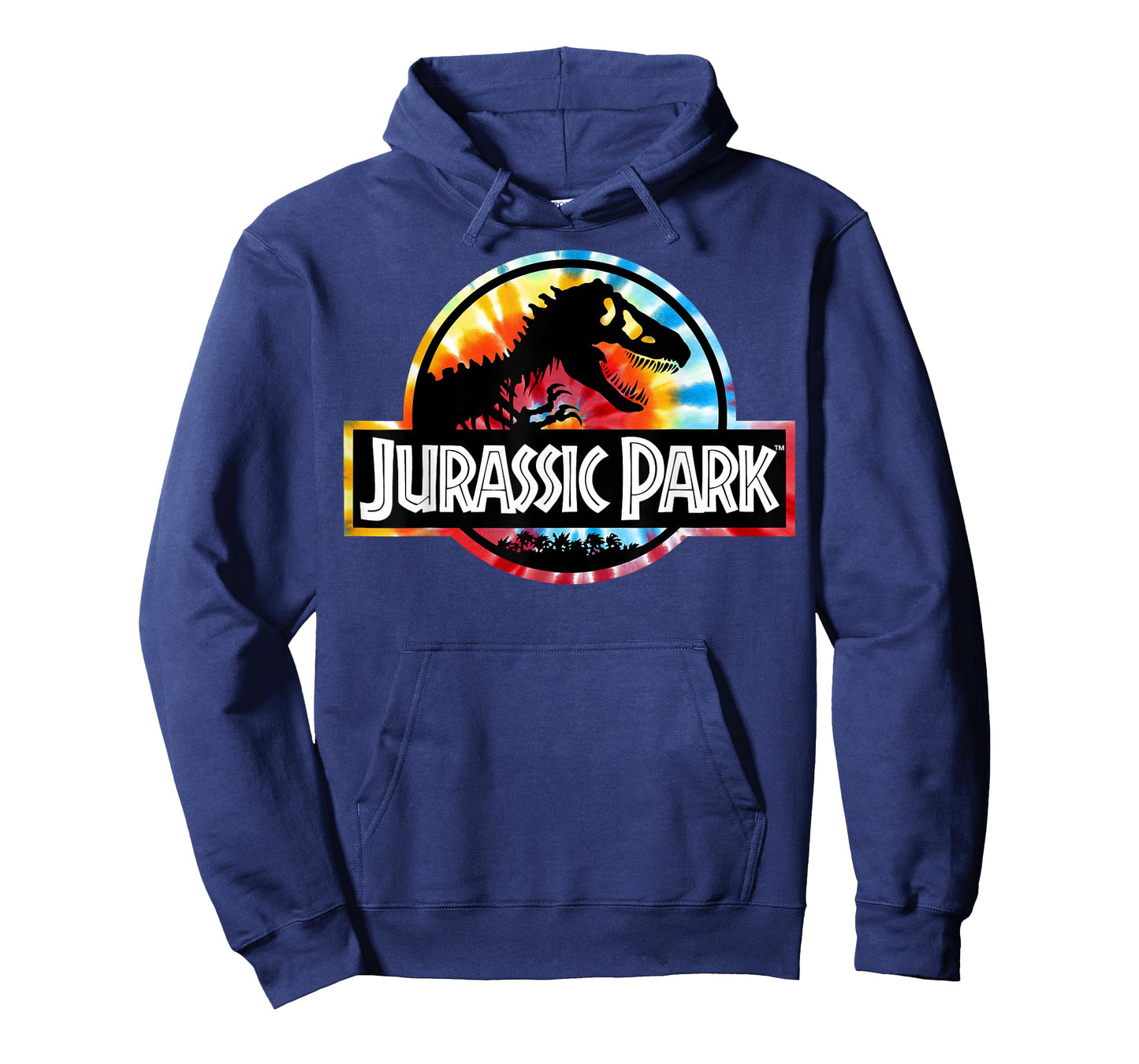 Jurassic Park Tie Dye Circle Logo T-Shirt