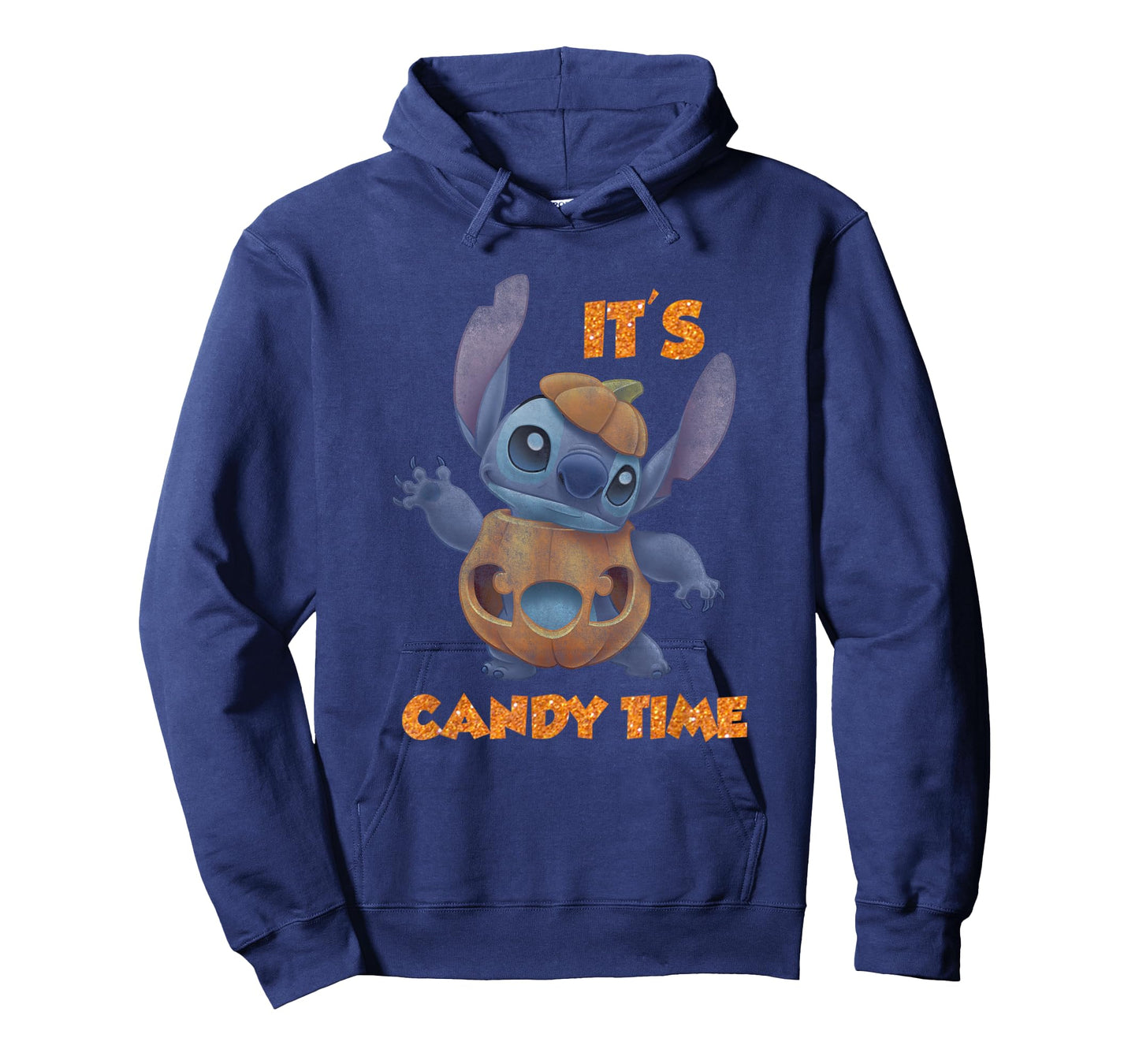 Disney Lilo & Stitch Halloween It's Candy Time Pumpkin T-Shirt