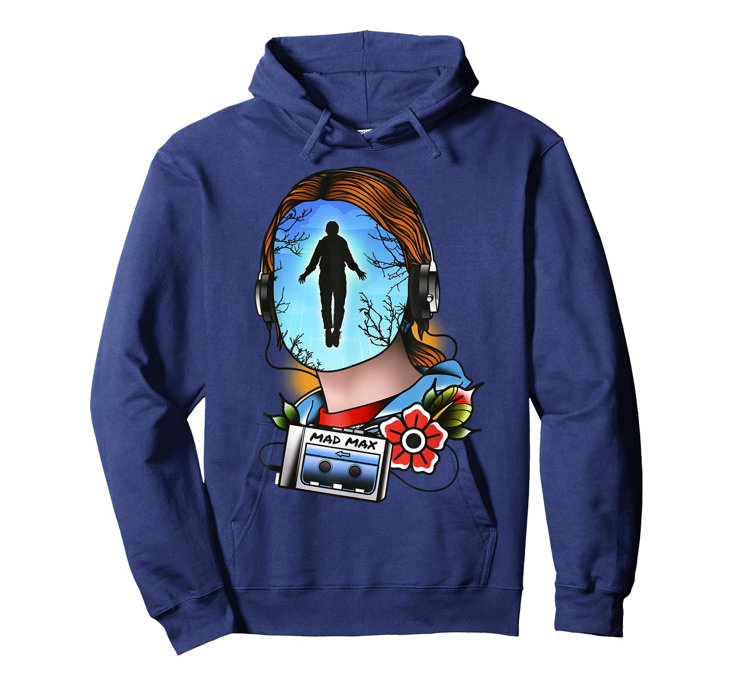 Stranger Things Mad Max Tattoo Style Big Face Epic Scene T-Shirt
