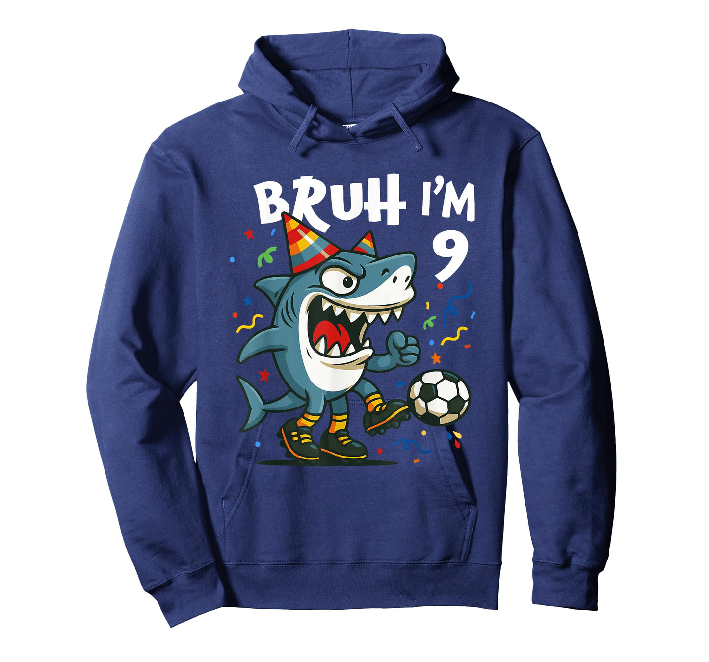 Tralalero Tralala Italian Brainrot Soccer 9th Birthday T-Shirt