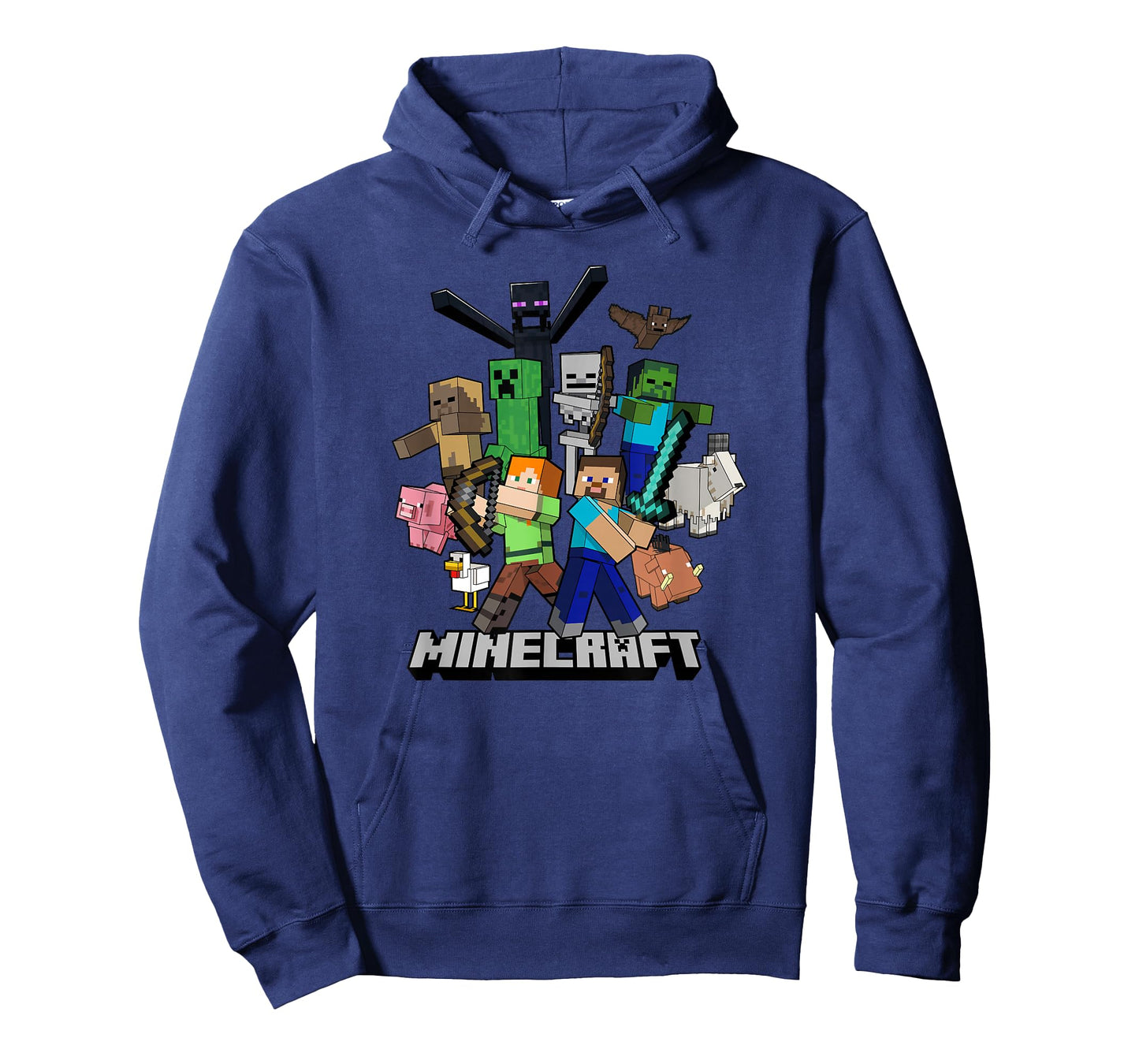 Minecraft Heroes & Enemies Group Shot T-Shirt