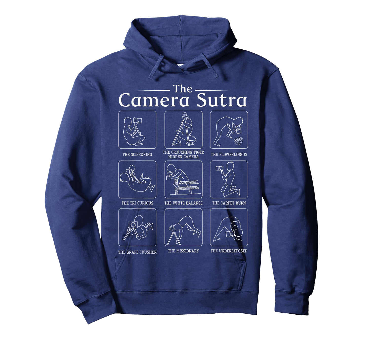Funny Camera Sutra Photographer Photography Gift Men Women T-Shirt