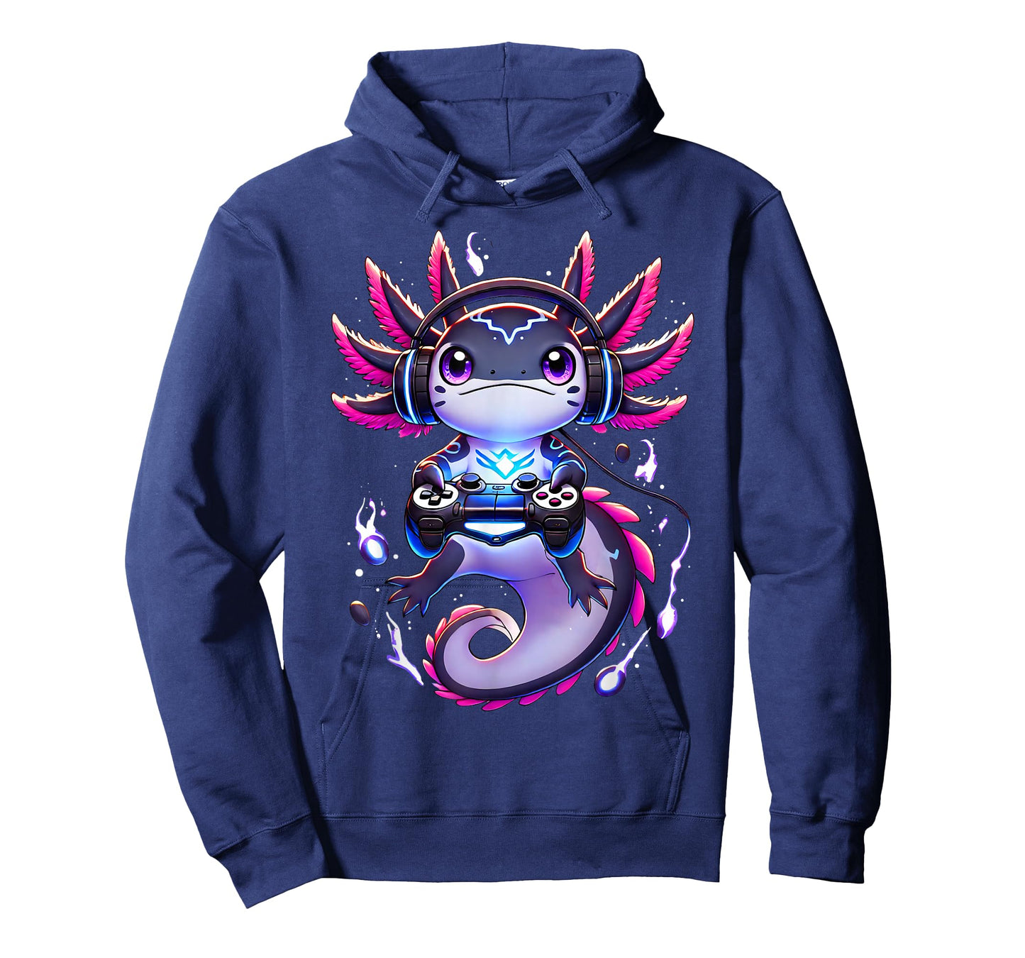 Funny Gamer Axolotl Video Games Retro Boys Girls Kids T-Shirt