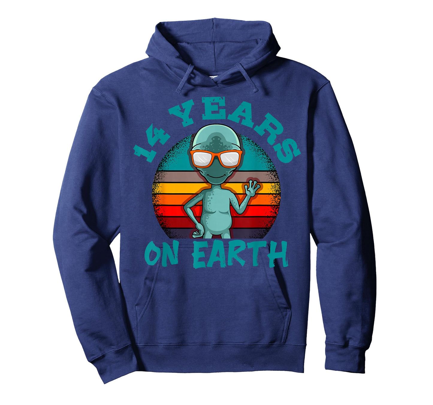 Alien 14th Birthday Party UFO Space Galaxy Traveler Cosmos T-Shirt