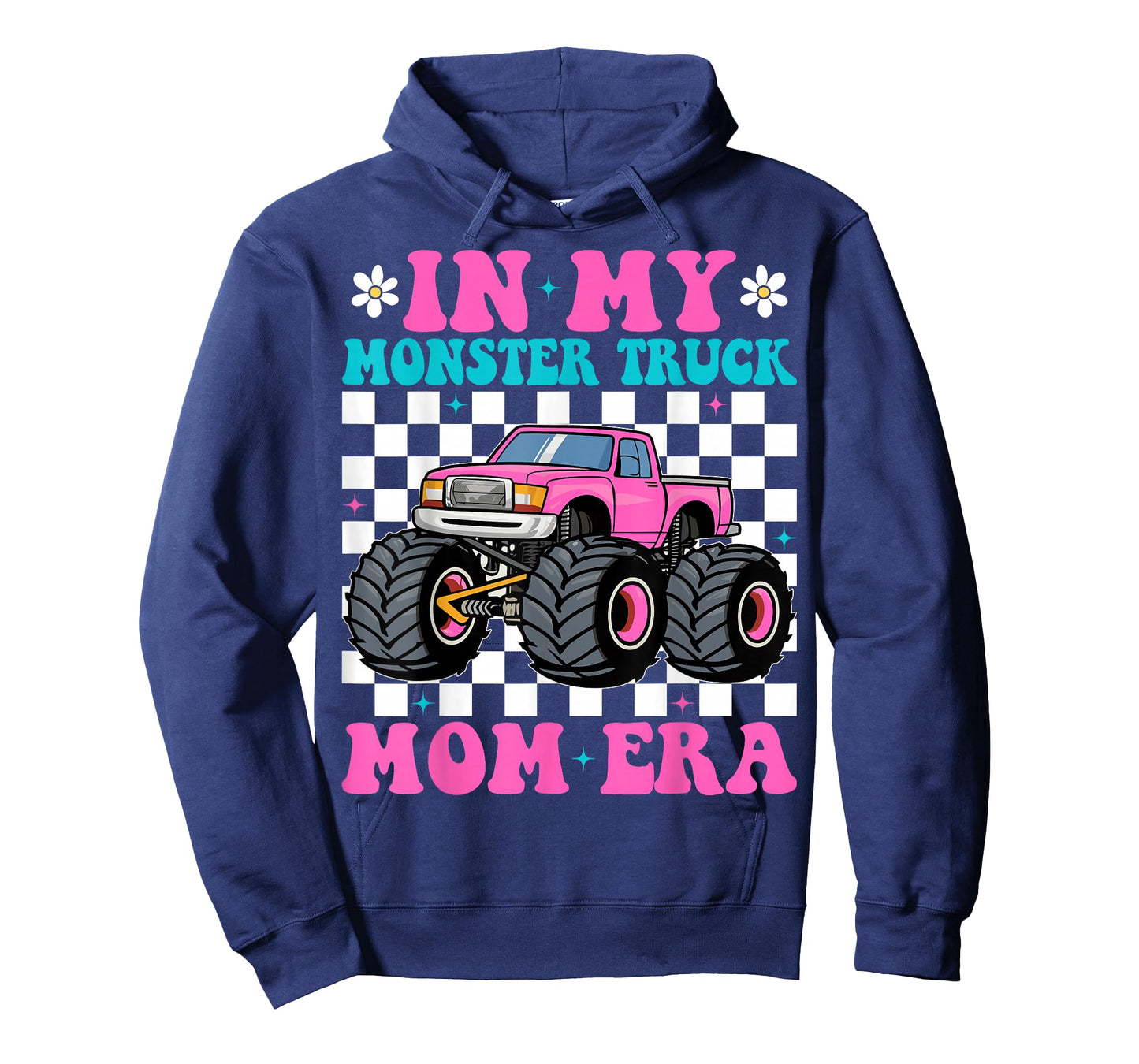 Groovy In My Monster Truck Mom Era Monster Truck Mama T-Shirt