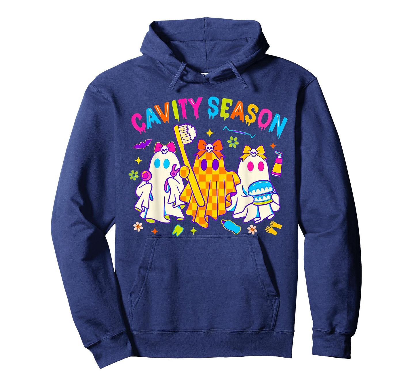 Cavity Season Funny Halloween Ghost Cute Spooky Tee T-Shirt