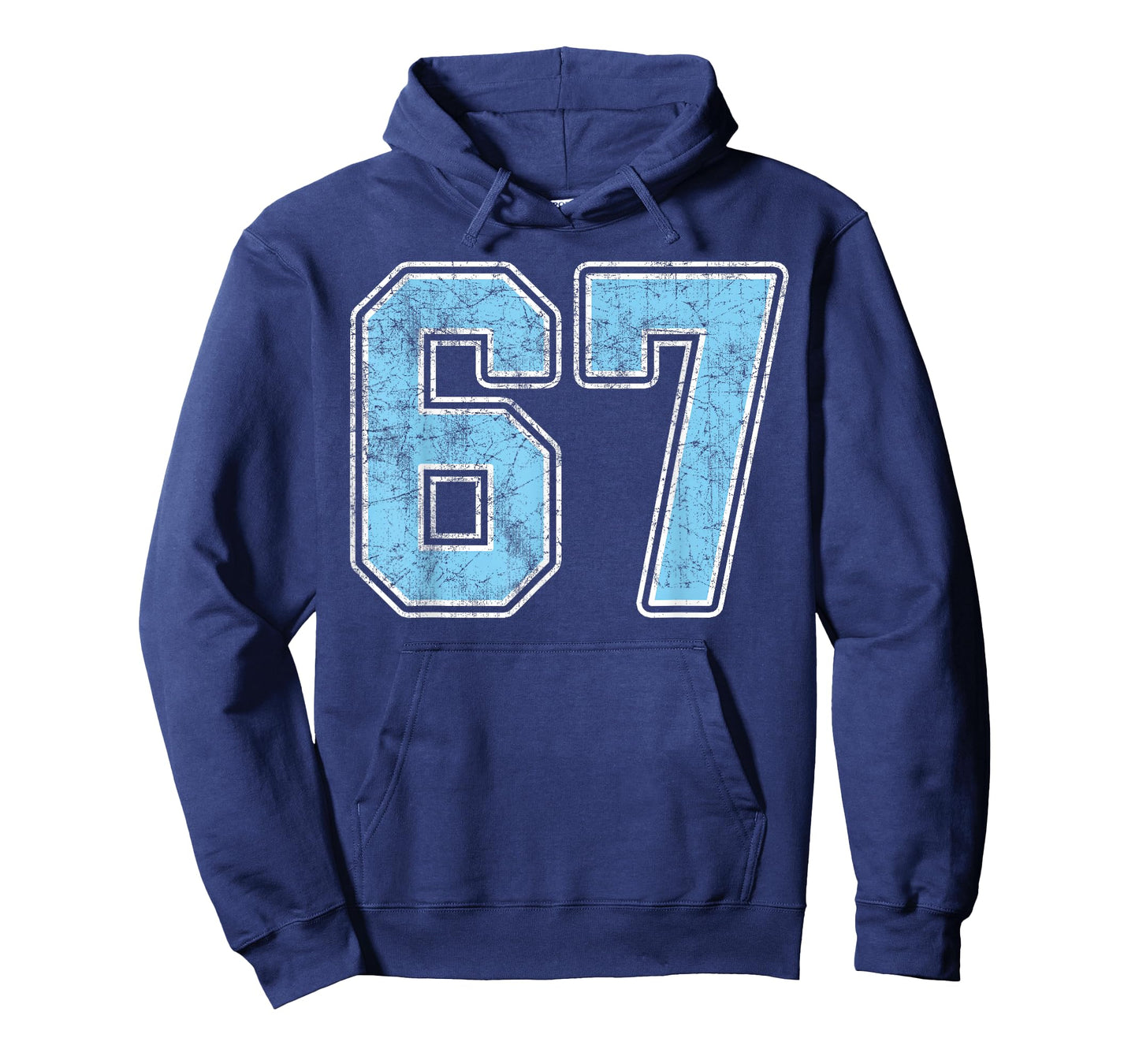 Baby Blue White Number 67 Jersey Player Uniform #67 T-Shirt