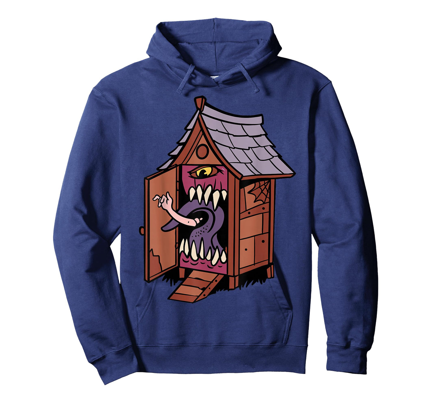 Monster House Design With Giant Eye And Quirky Features T-Shirt