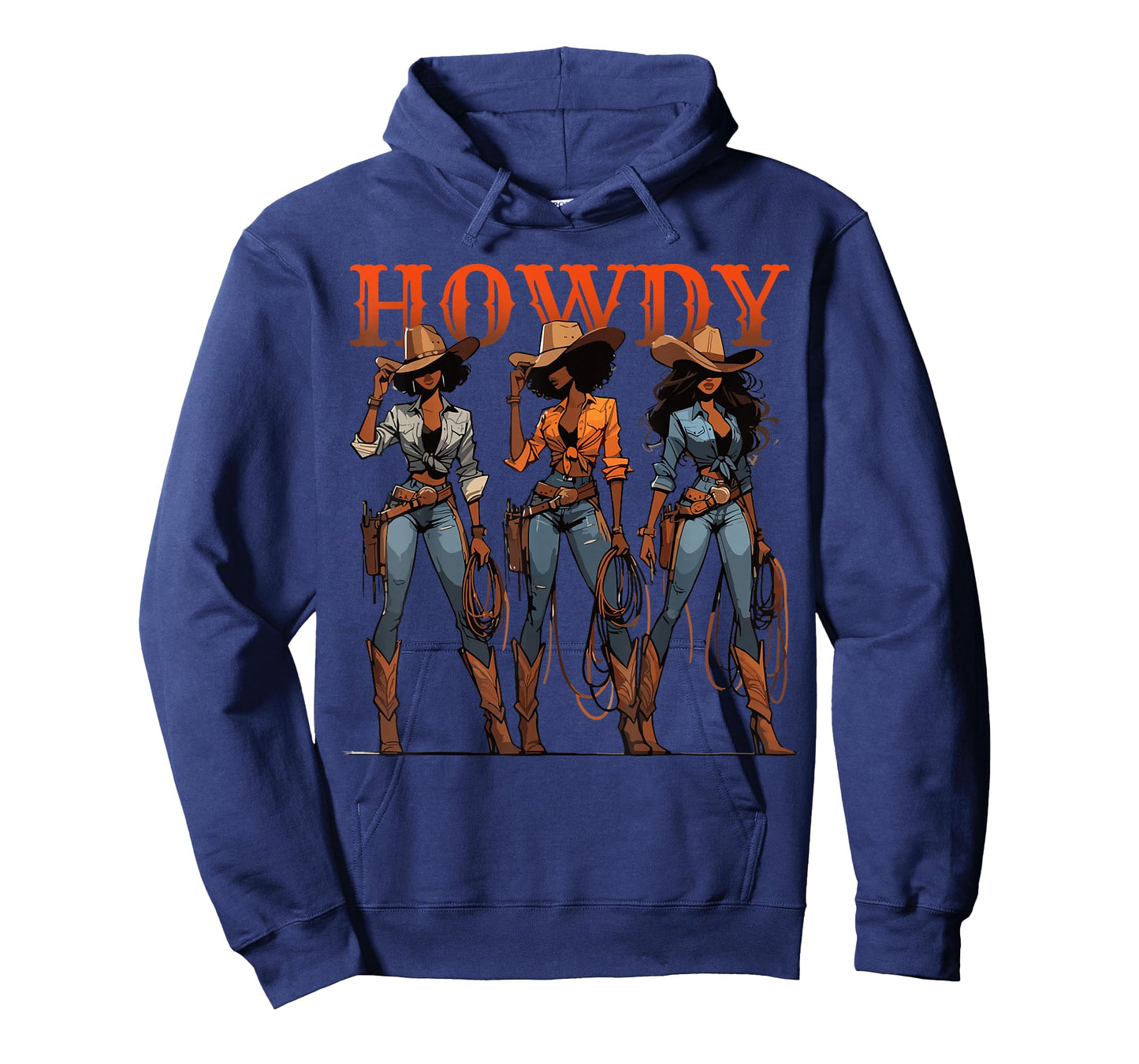 Black African American Cowgirl Western Country Texas Rodeo T-Shirt
