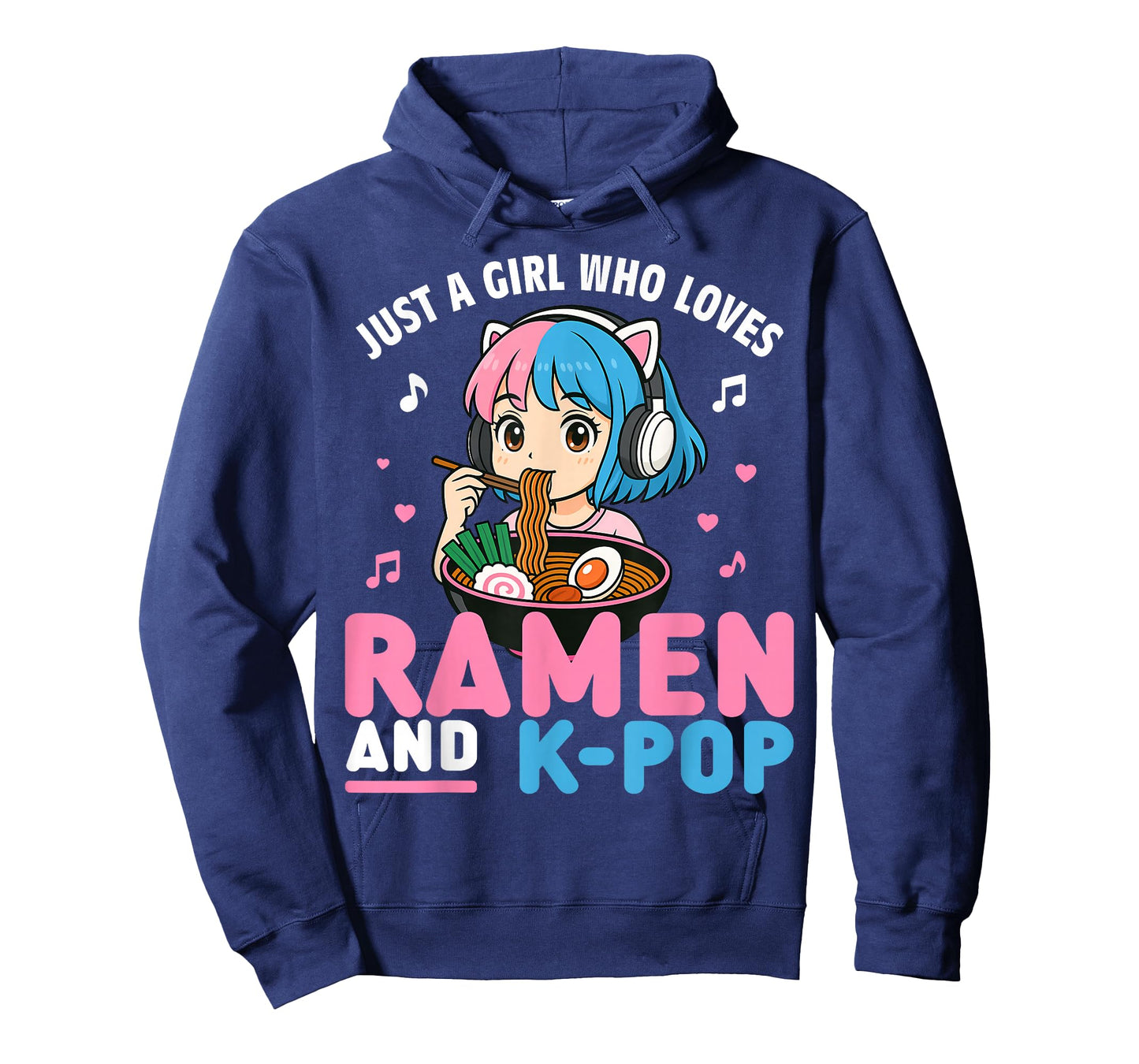 Just A Girl Who Loves Anime Ramen and K-pop T-Shirt
