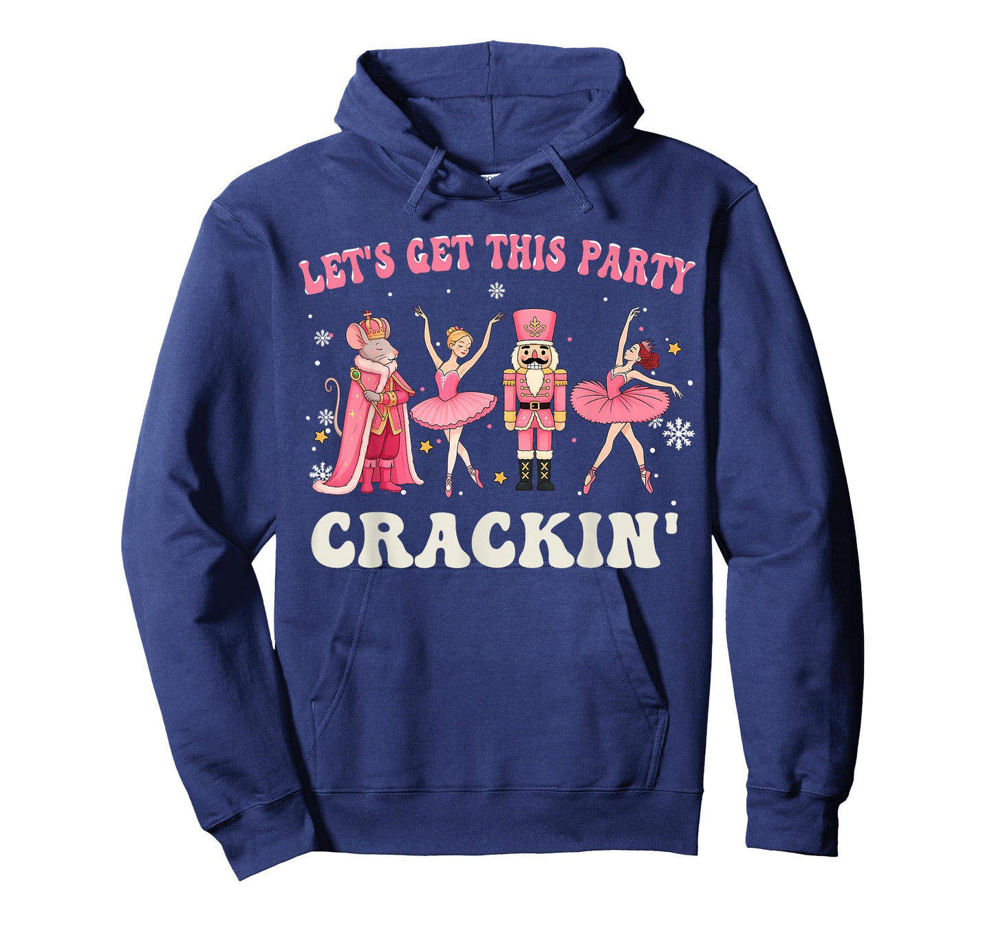Let's Get This Party Crackin' Nutcracker Pink Christmas Xmas T-Shirt