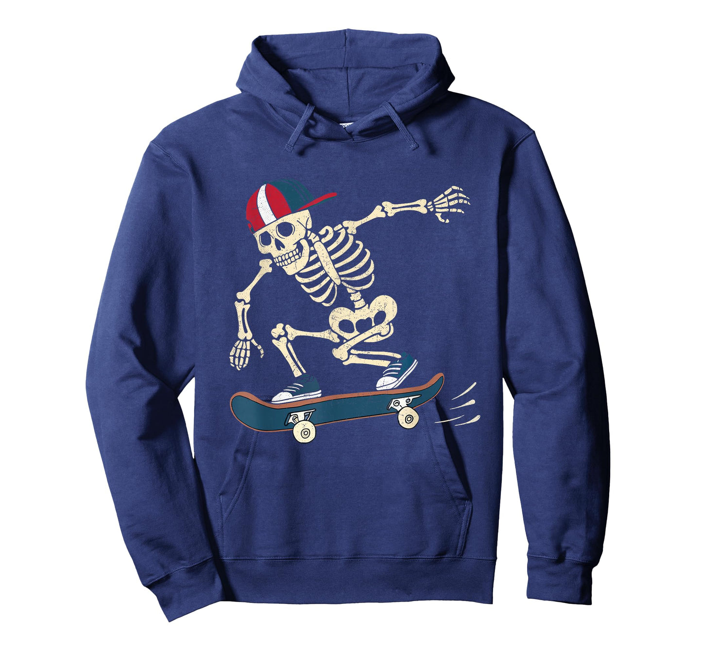 Skateboard Skeleton Halloween Skateboarding Skater Mens Boys T-Shirt