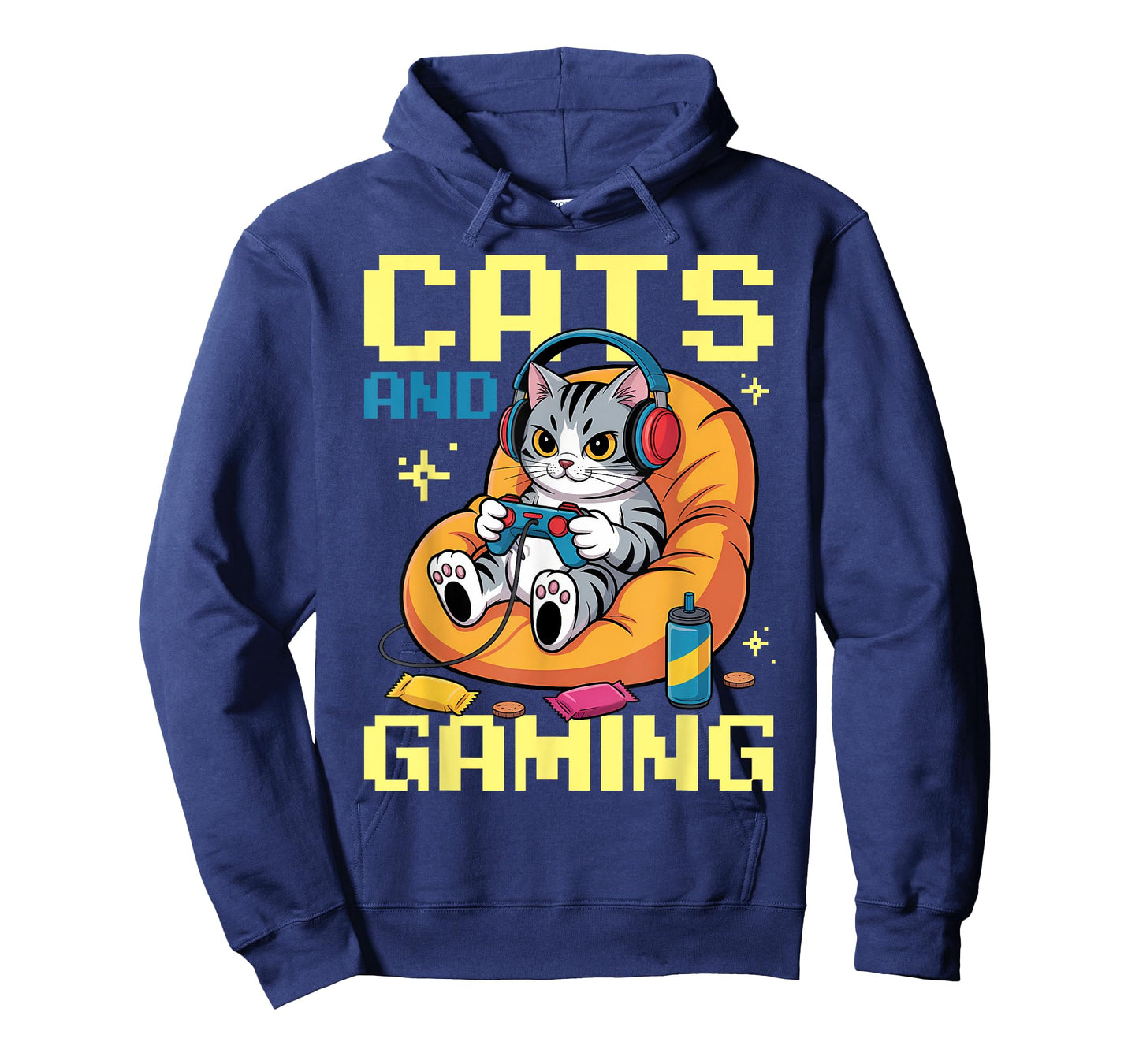 Gamer Gaming Cat Video Game T-Shirt