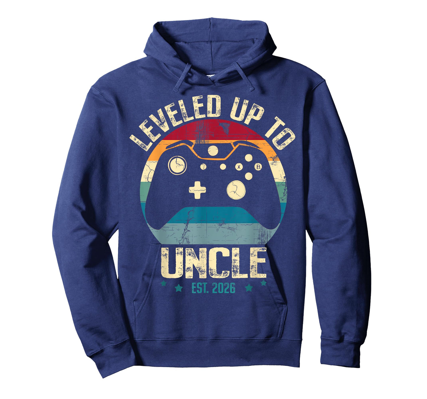 I Leveled Up to Uncle 2026 Promoted to First Time New Uncle T-Shirt
