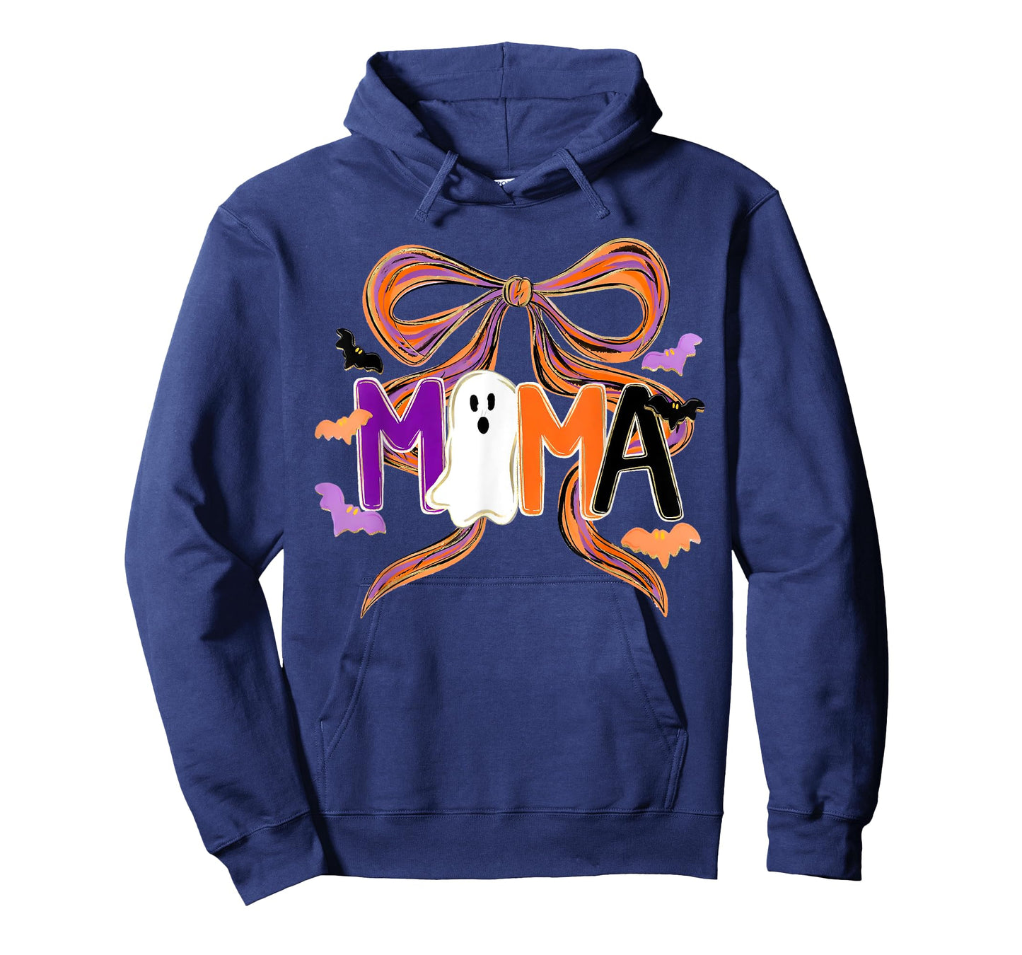 Mama Coquette Bow Funny Ghost Happy Halloween Spooky Season T-Shirt