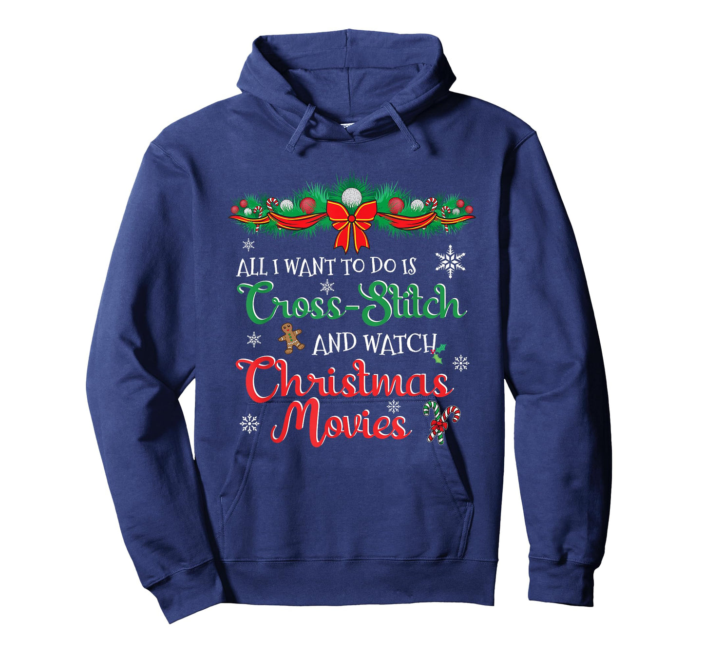 Funny Christmas Movie for Cross-Stitch Lovers T-Shirt