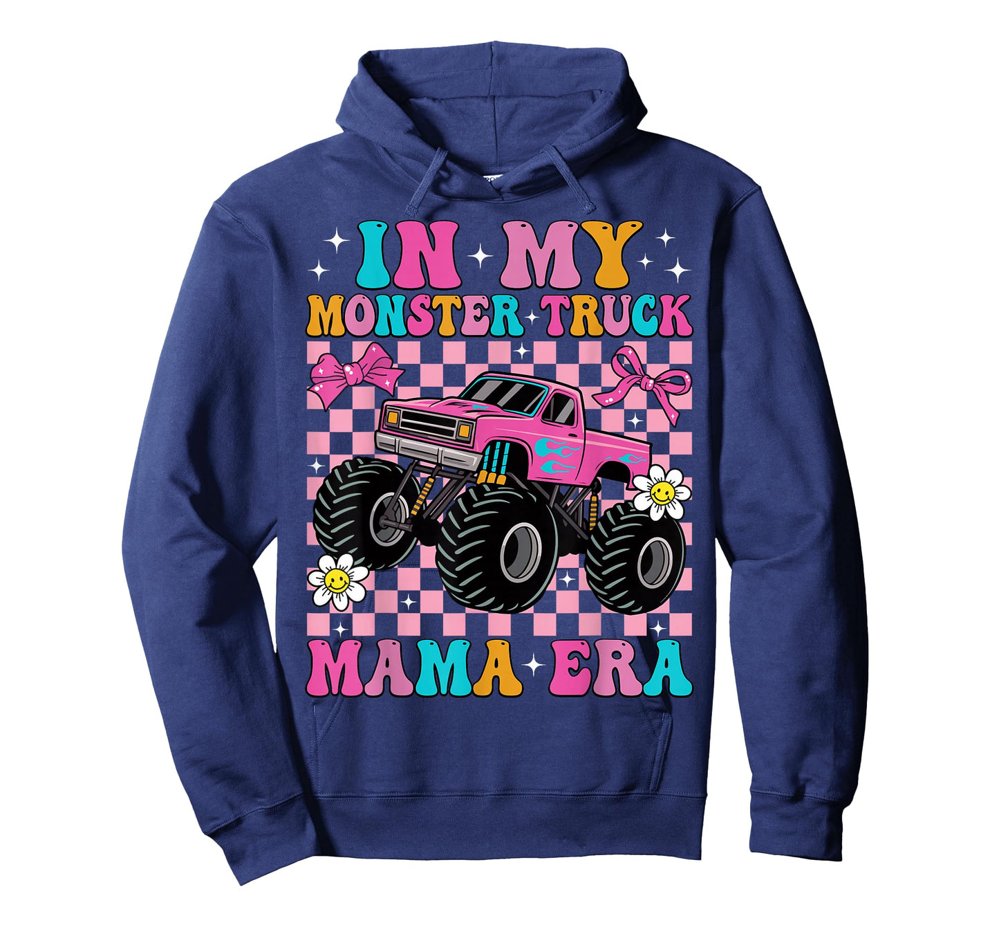 Groovy In My Monster Truck Mama Era Monster Truck Mom T-Shirt