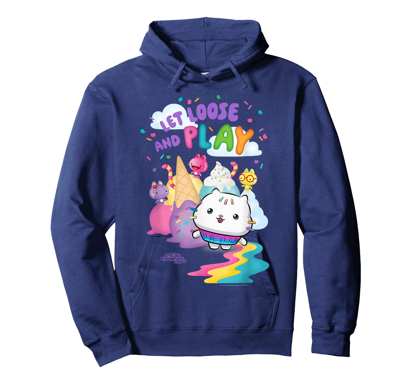 DreamWorks Gabby's Dollhouse The Movie Let Loose and Play T-Shirt