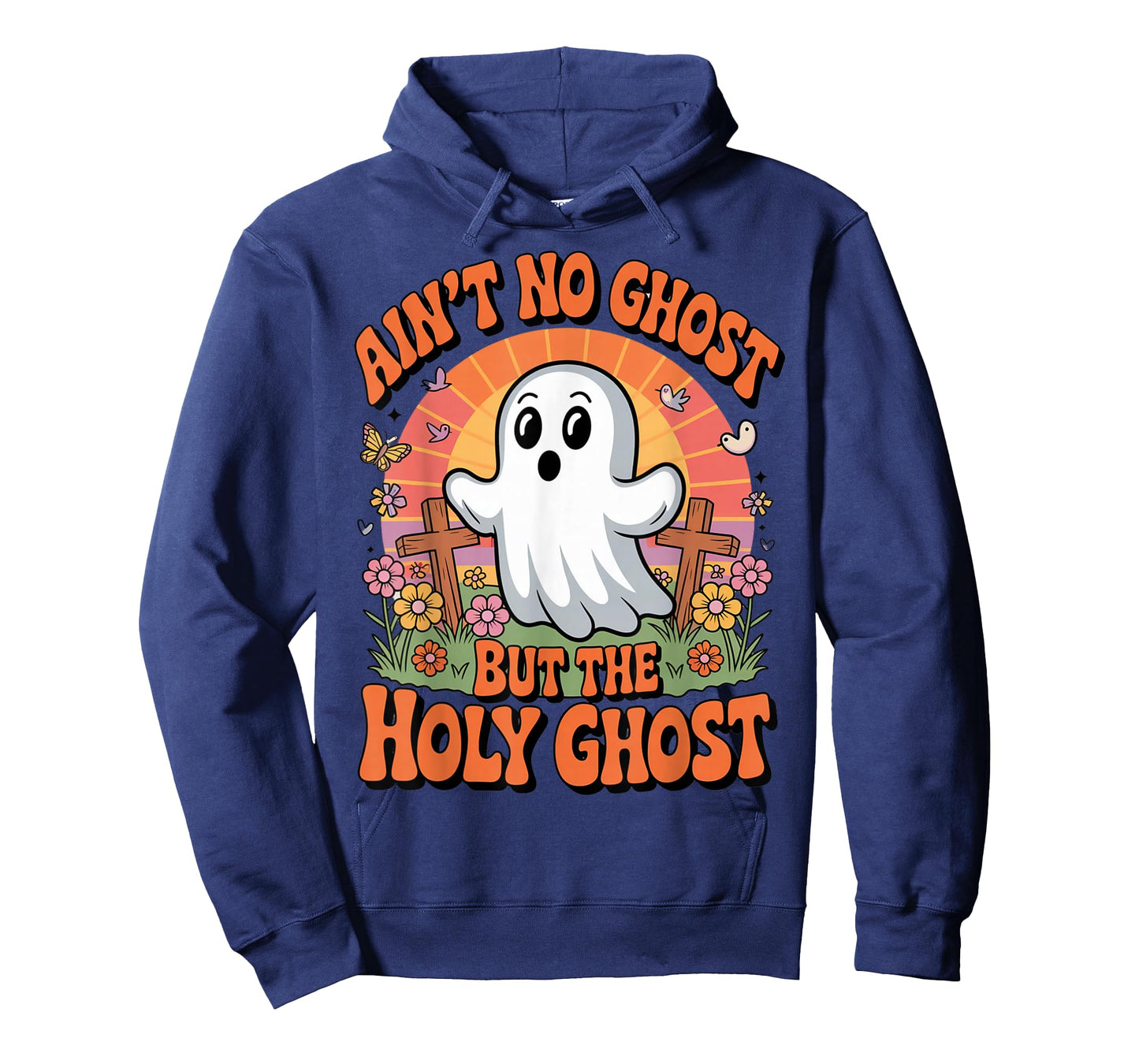 Ain't No Ghost Like The Holy Ghost Funny Christian Halloween T-Shirt
