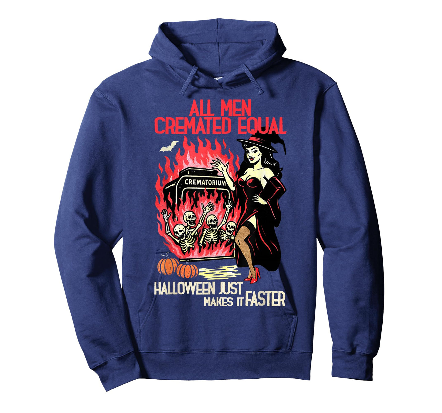 All Men Cremated Equal Halloween Just Makes It Faster Witch T-Shirt