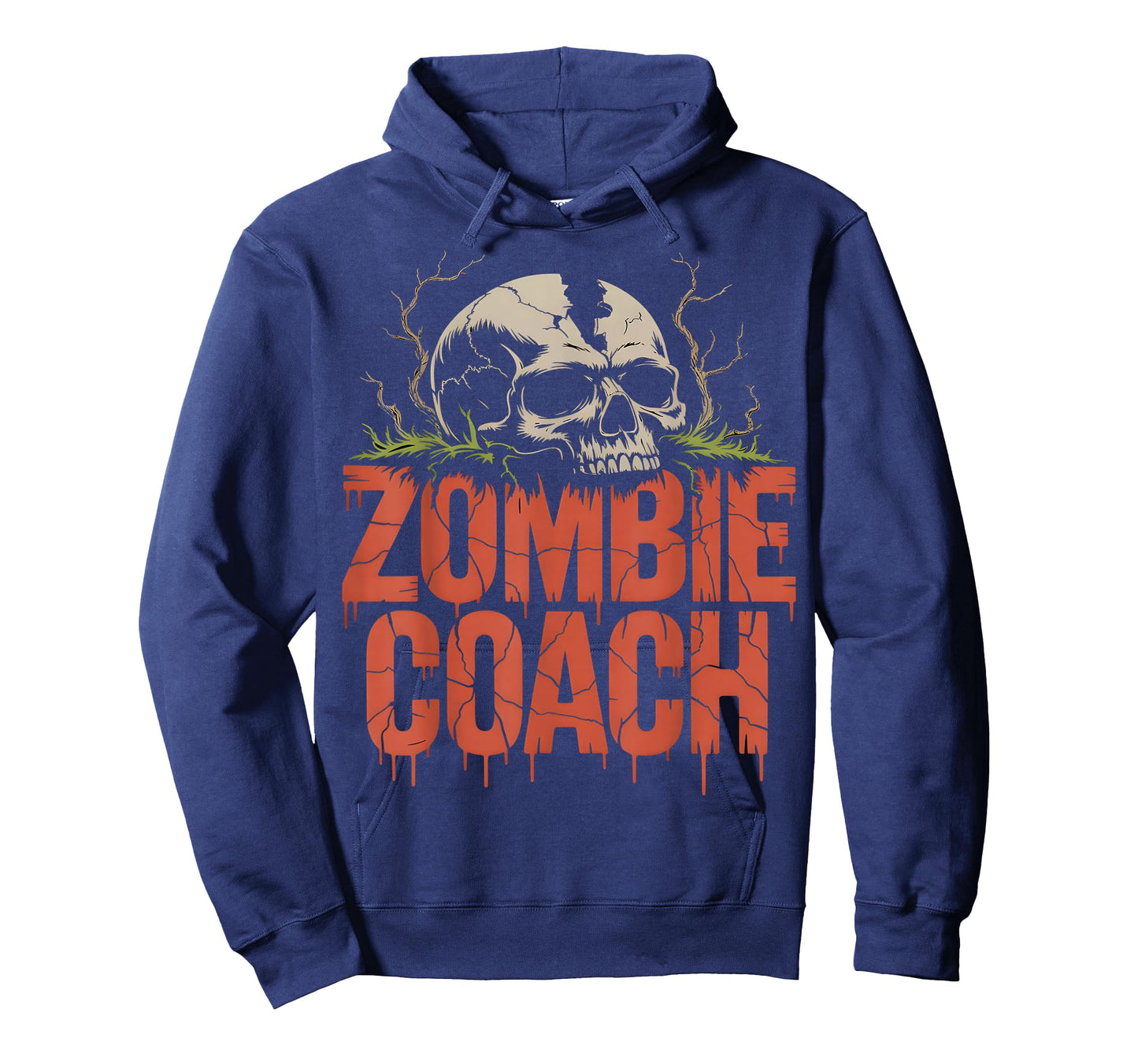 Zombie Coach Scary Skull Halloween T-Shirt
