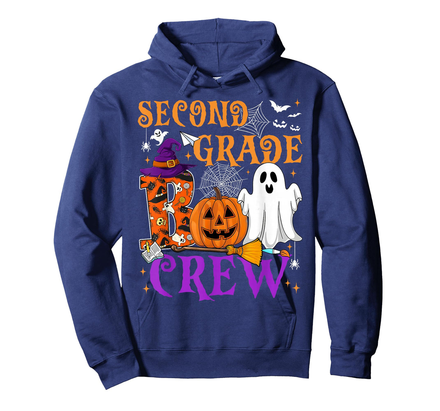 2nd Grade Boo Crew Teacher Student Funny Halloween Costume T-Shirt
