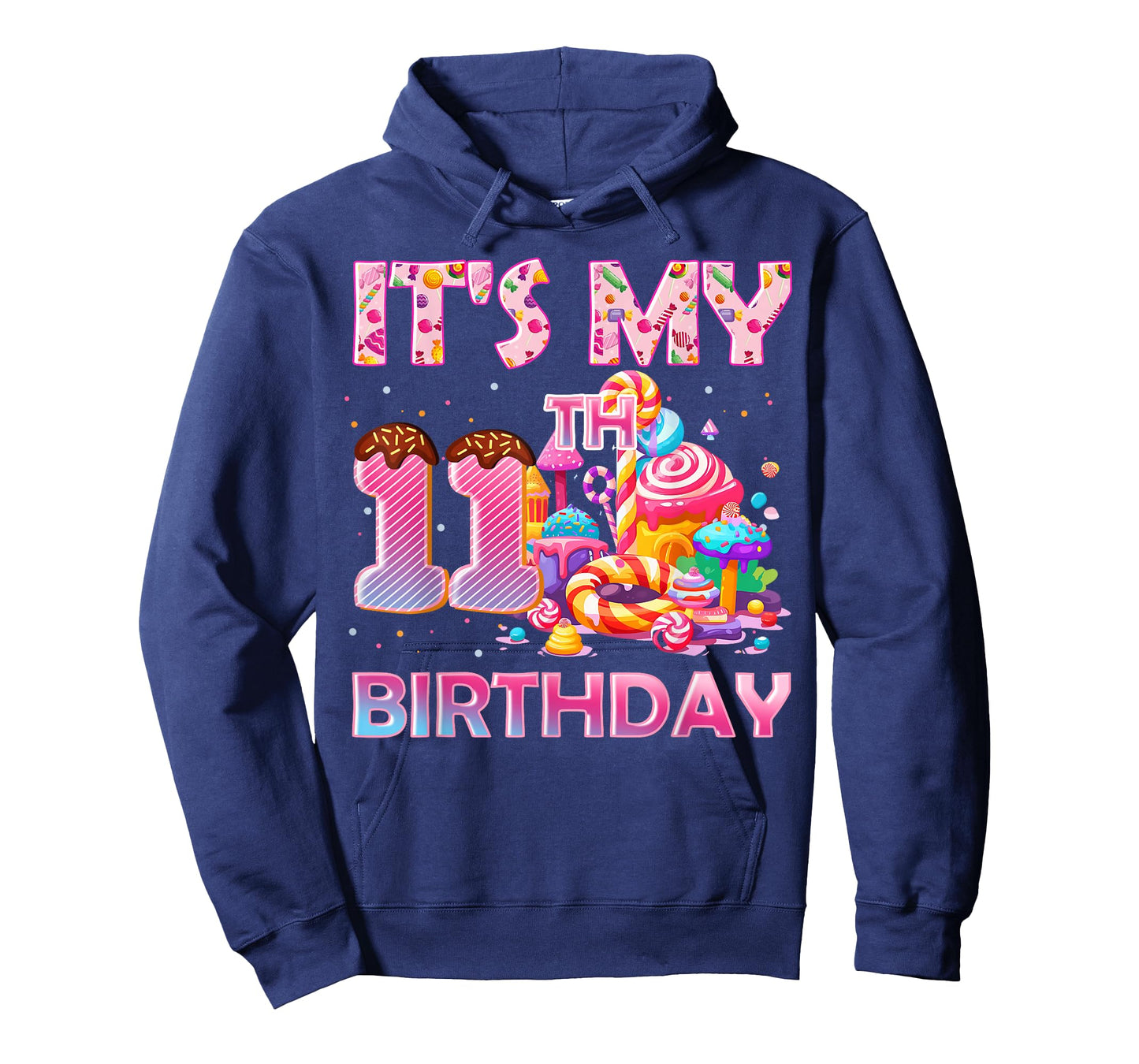 It’s My 11th Birthday Sweet Candy 11 Years Old T-Shirt