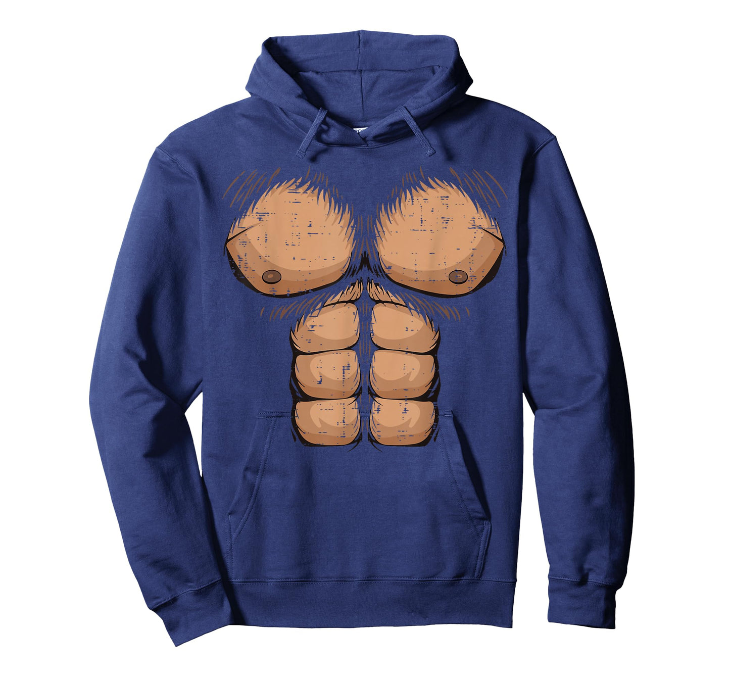 Halloween Bigfoot Hairy Torso Funny Sasquatch Costume Men T-Shirt