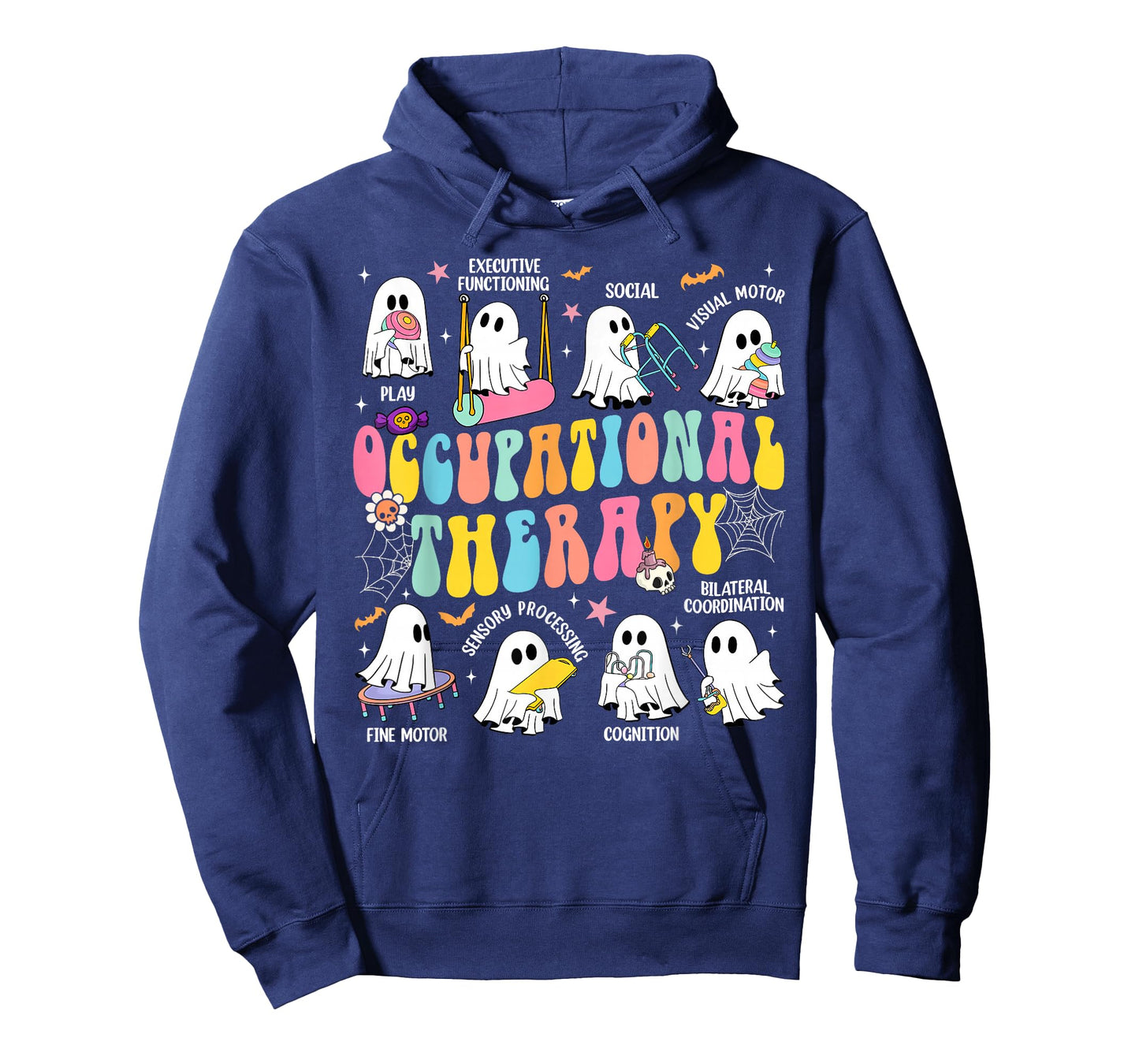 Halloween OT Occupational Therapy Therapist Spooky OTA Ghost T-Shirt