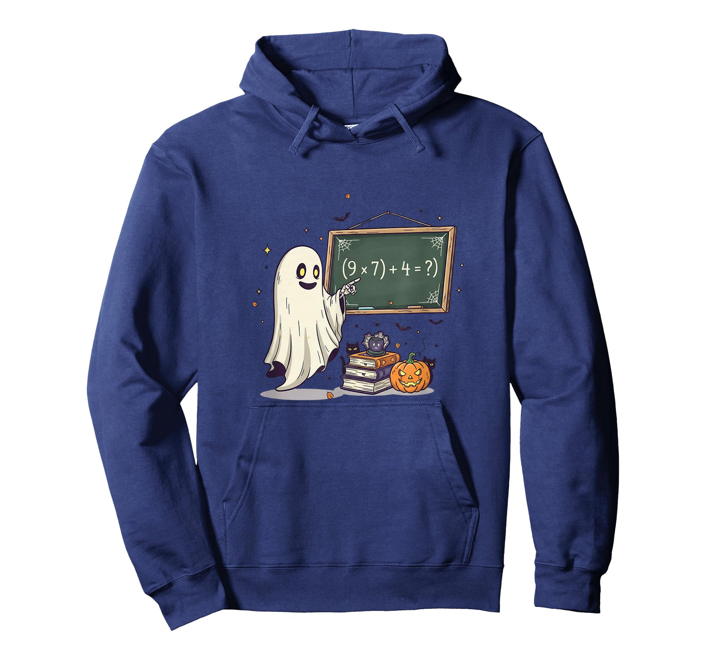 67 Teacher Halloween Ghost Six Seven Meme Math Joke T-Shirt