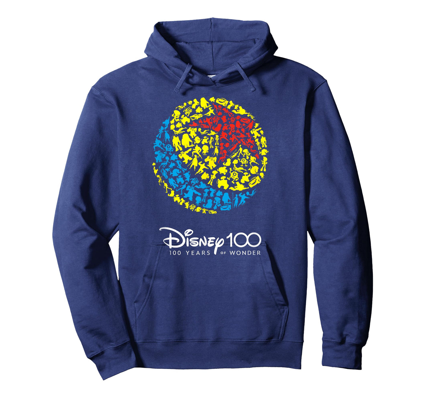 Disney 100 Pixar Ball Characters Anniversary D100 T-Shirt Small