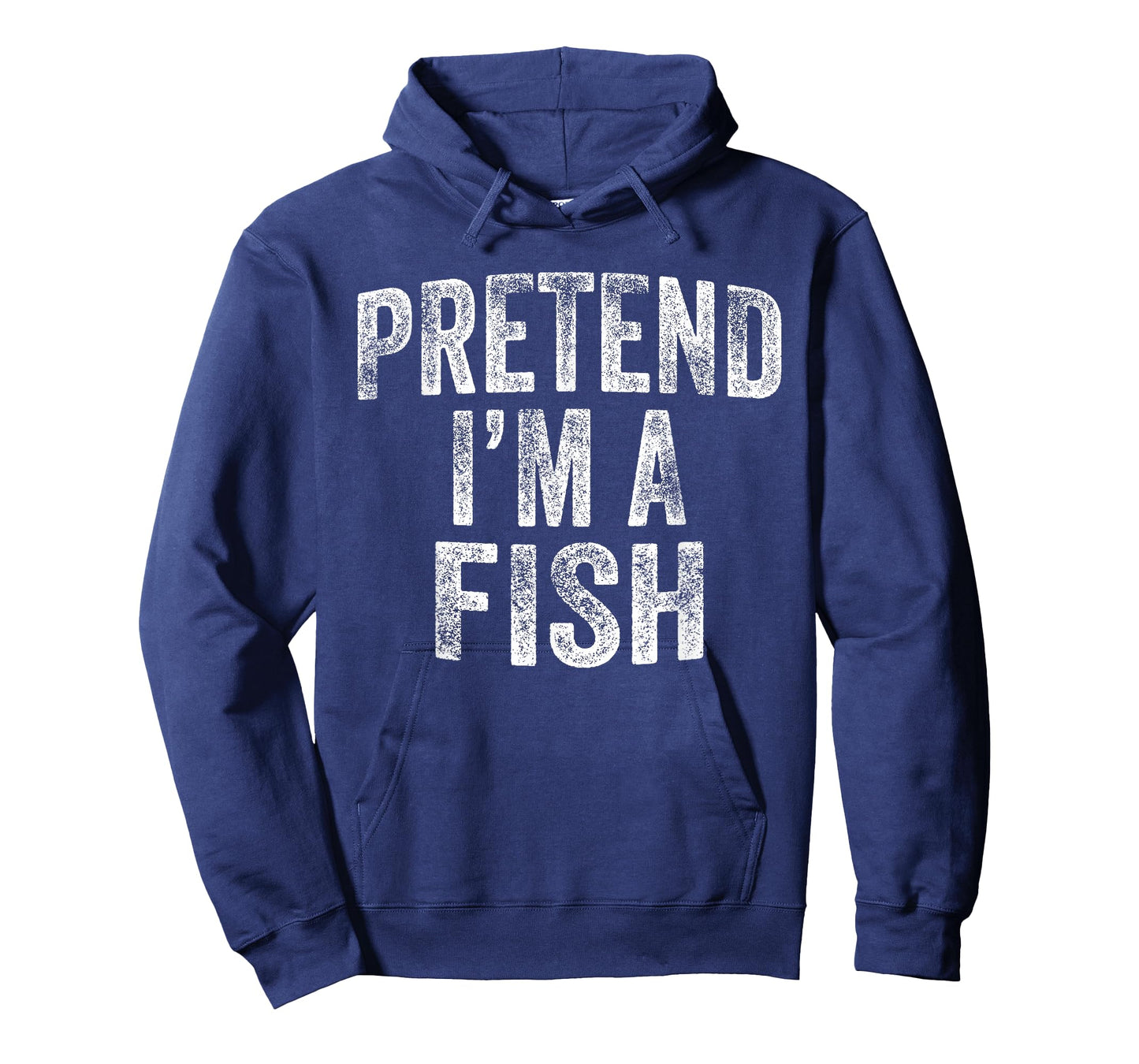 Pretend I'm A Fish Costume Family Lazy Halloween Party Fish T-Shirt