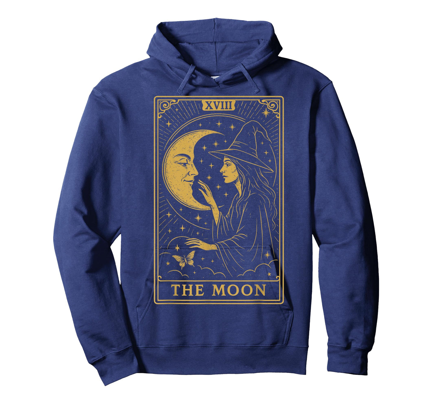 The Moon Tarot Card Witch Halloween Costume Men Women T-Shirt