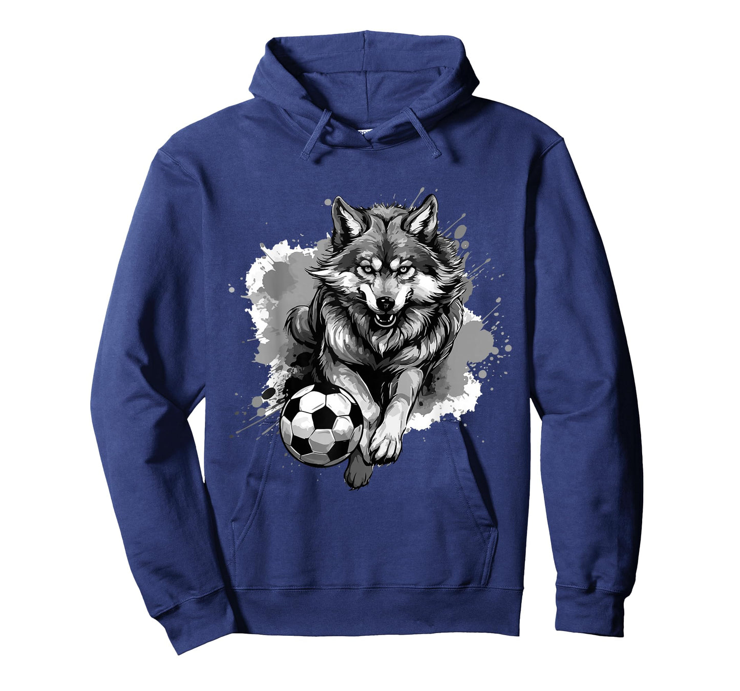 Wolf Playing Soccer | Animal Sports Team T-Shirt
