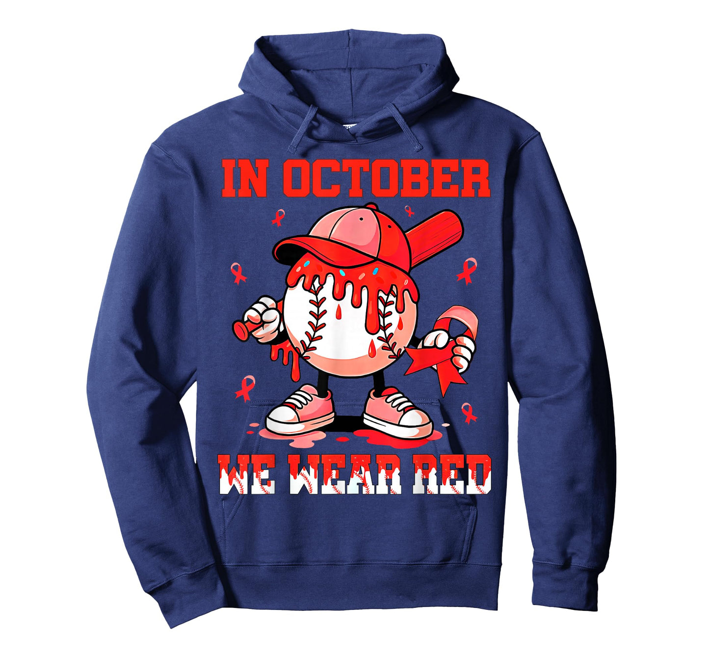 We Wear Red Baseball Drip Boy Dyslexia Awareness Month T-Shirt