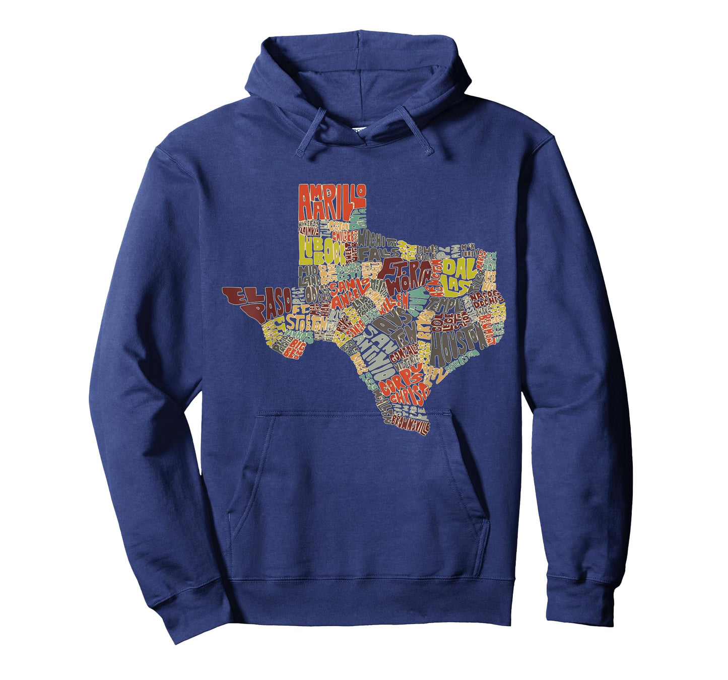 Collage of Texas States Artistic Texas T-Shirt