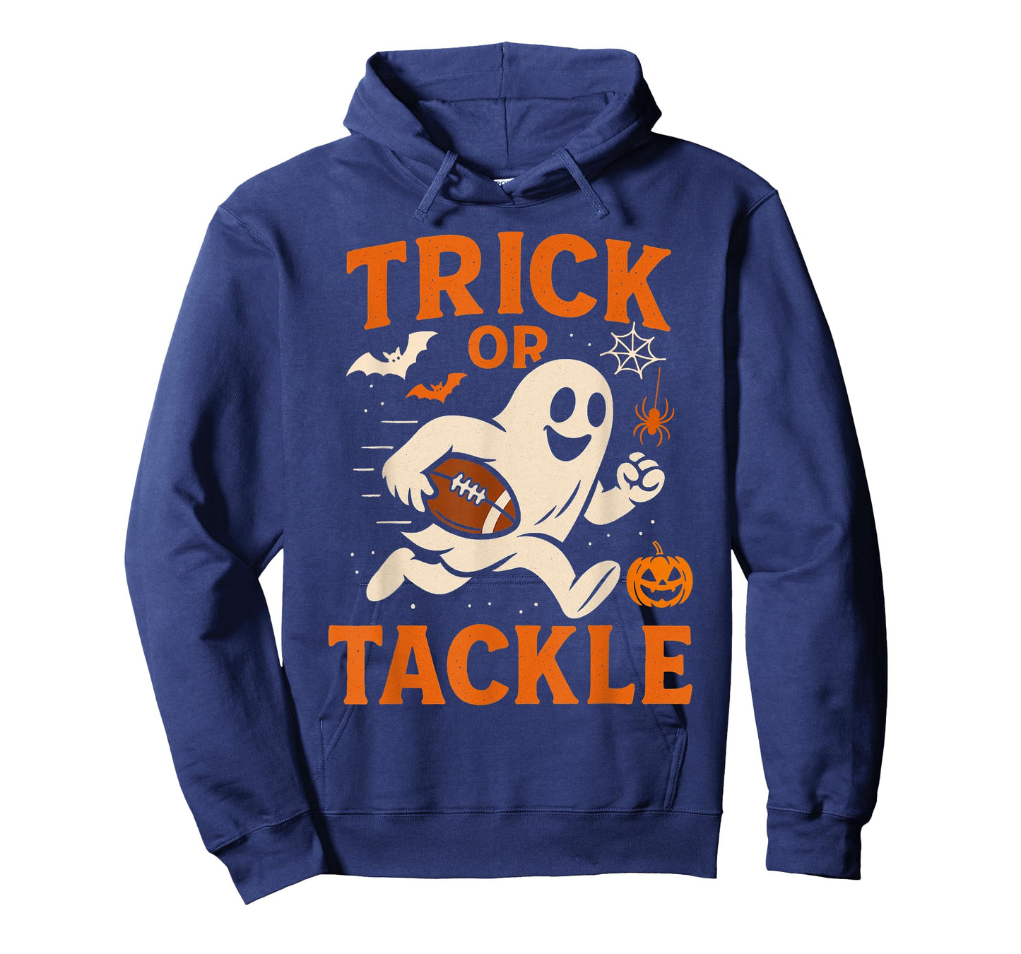 Halloween Ghost Funny Football Shirt for Boys Kids Women T-Shirt