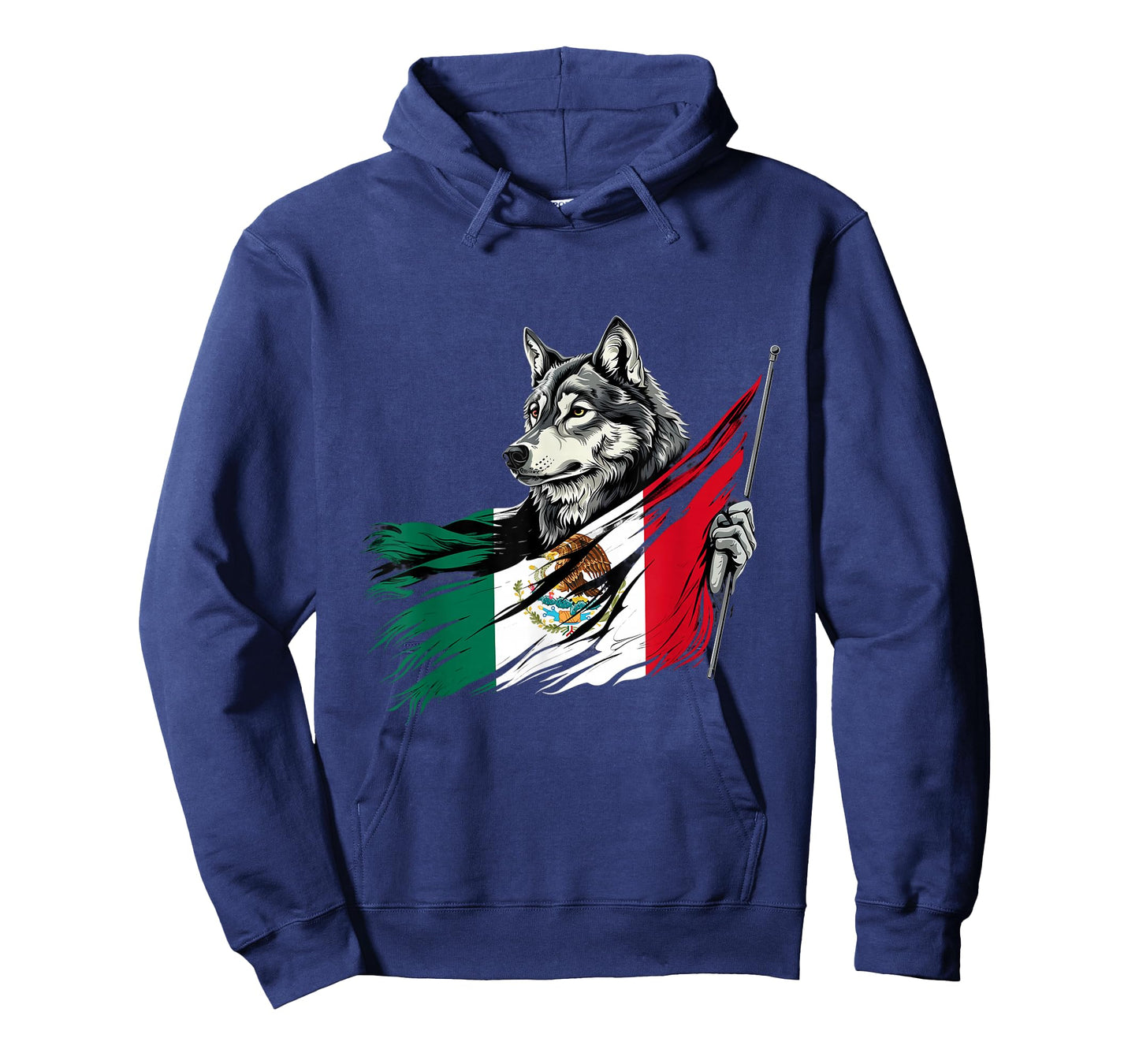 Mexican Pride Mexican Roots Mexico Wolf Mexican Flag T-Shirt