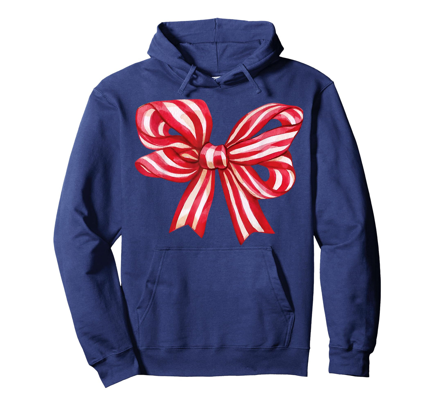 Candy Cane Coquette Bow Red White Xmas Holiday Christmas T-Shirt