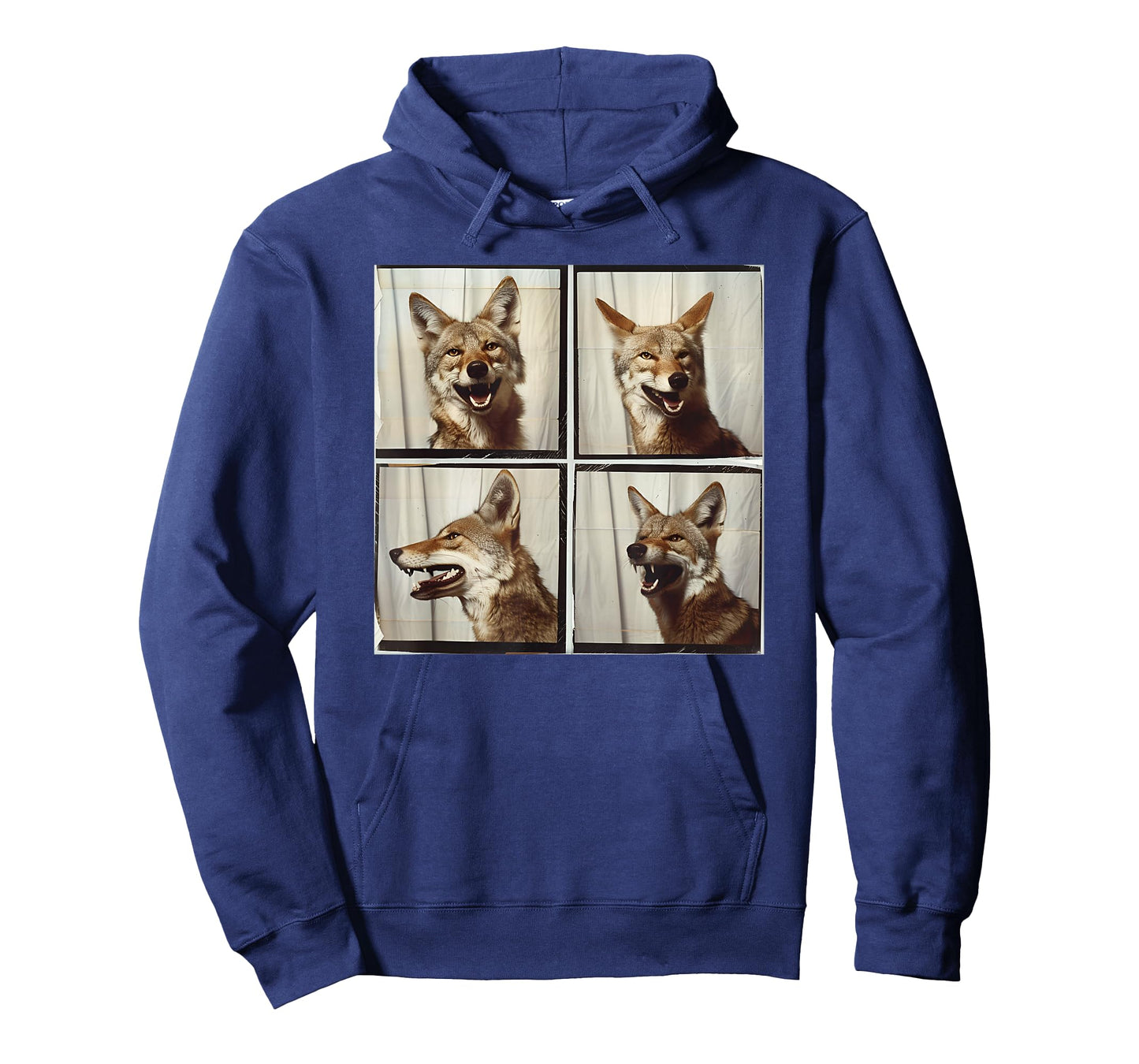 Cool Coyote Wolf Funny Animal Photobooth Smiling Coyote T-Shirt