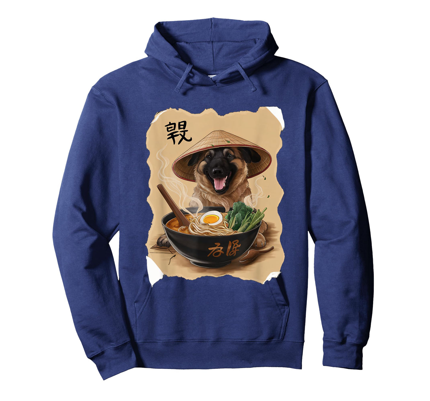 Men Woman Kawaii Eating Ramen Japanese Belgian Malinois T-Shirt