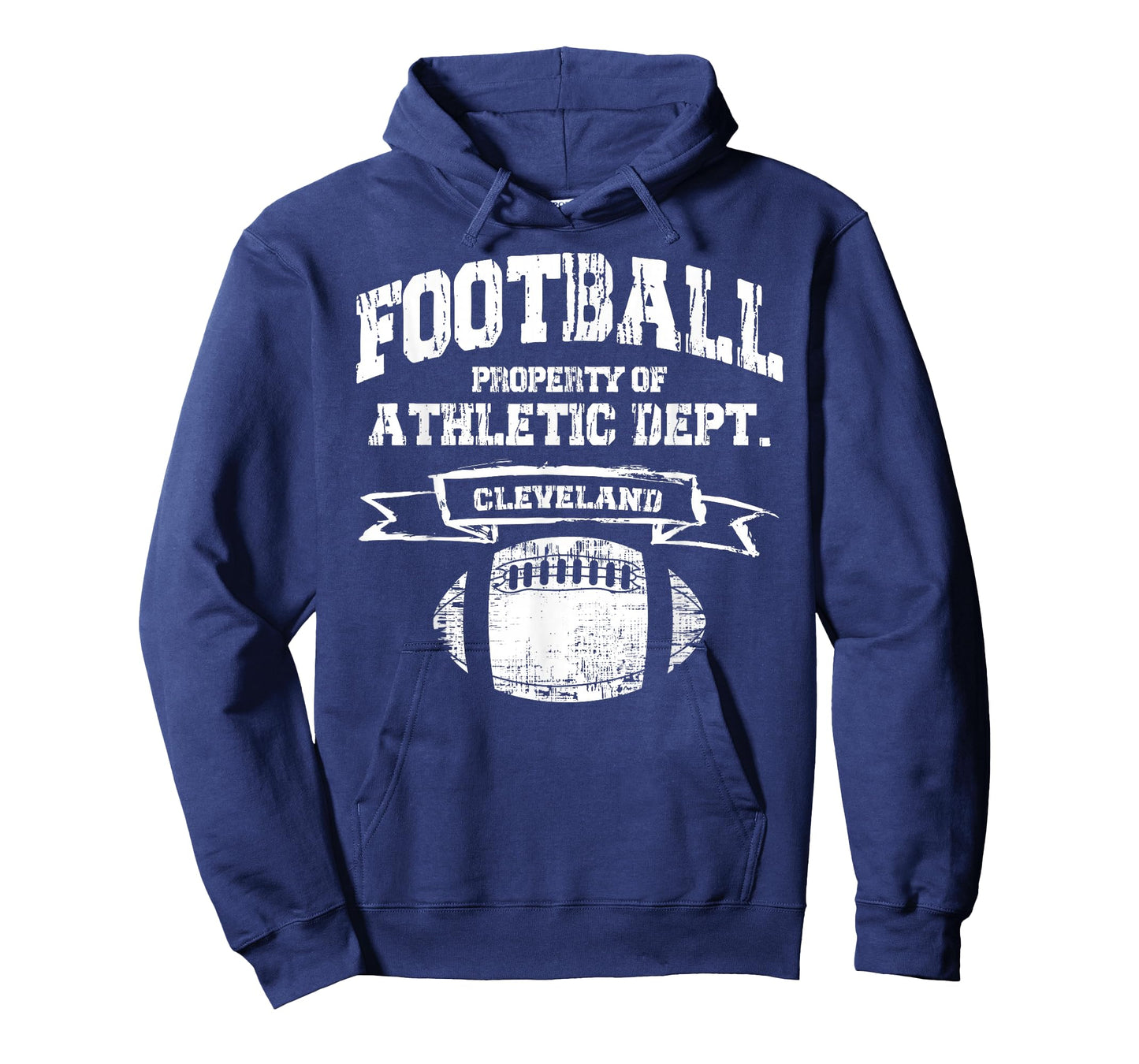 Cleveland Football Property Of Athletic Dept. Retro Grunge T-Shirt