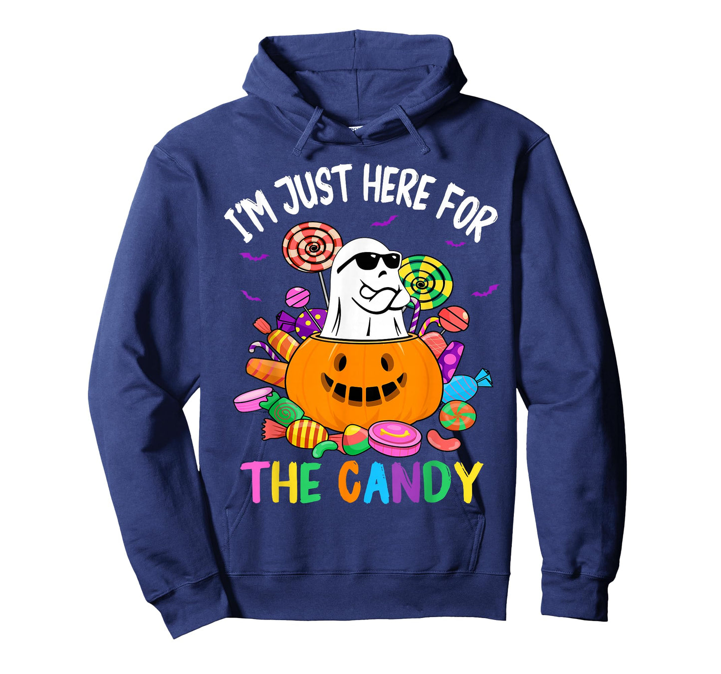I'm Just Here For The Candy Funny Ghost halloween T-Shirt