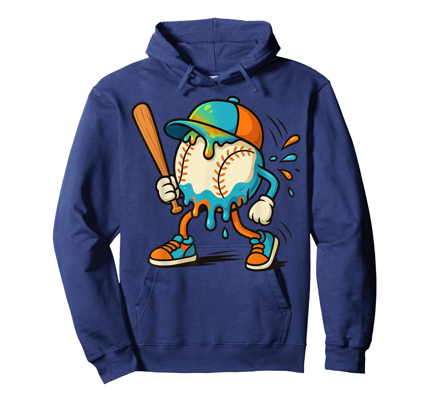 Baseball Drip Team for Boys Ice Cream Cool T-Shirt